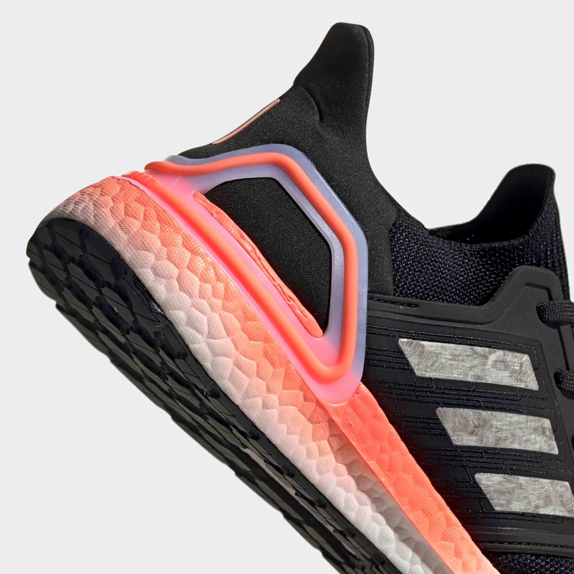 adidas UltraBOOST 20 - Black/Signal Coral