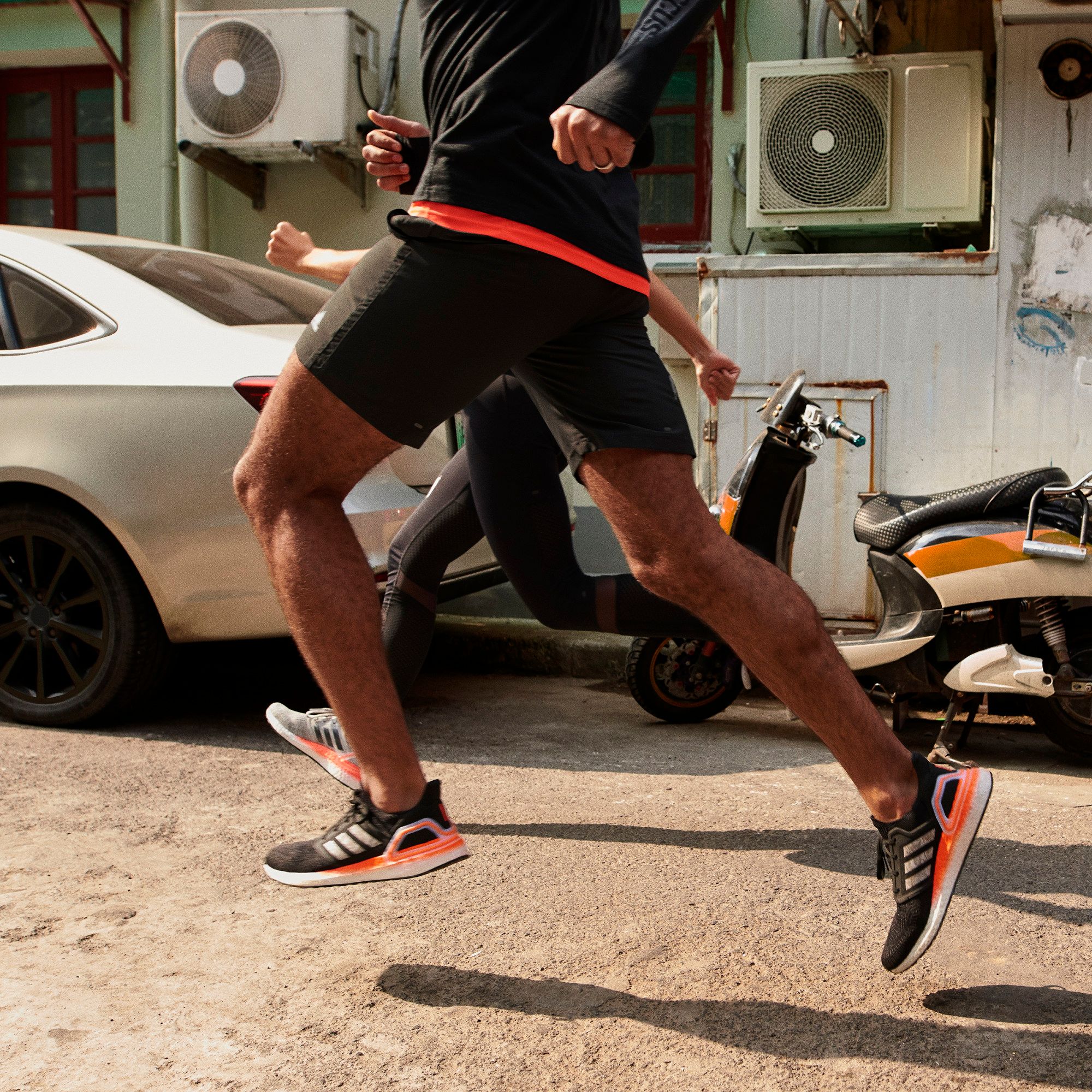 adidas UltraBOOST 20 - Black/Signal Coral