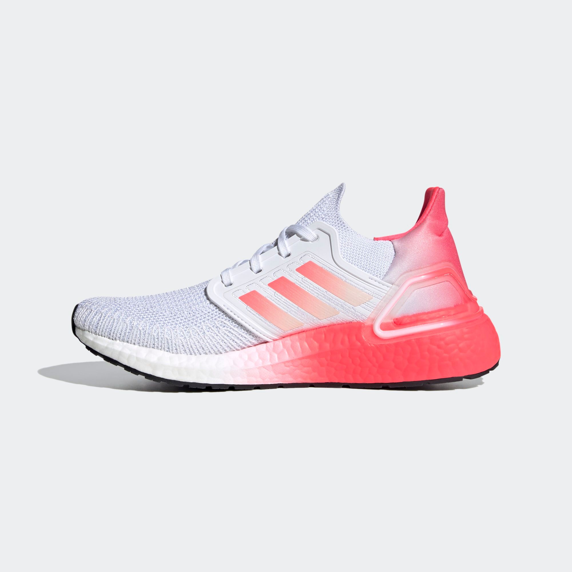 adidas UltraBOOST 20 - Cloud White/Signal Pink