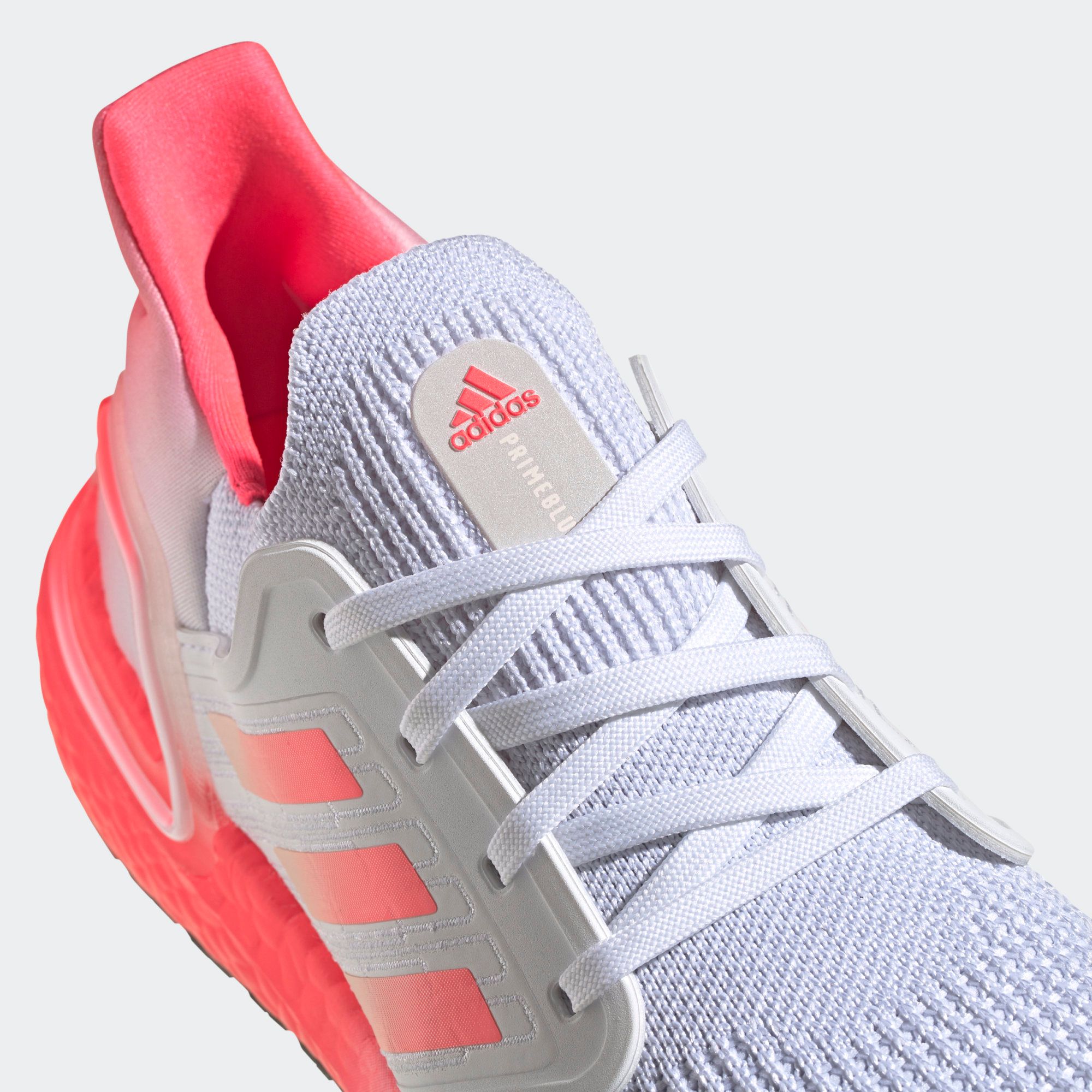adidas UltraBOOST 20 - Cloud White/Signal Pink