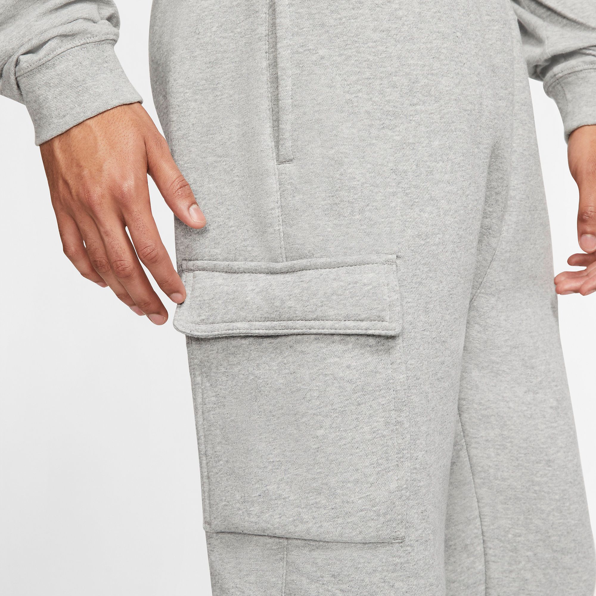 Nike Sportswear Club Cargo Fleece Pants - Grey