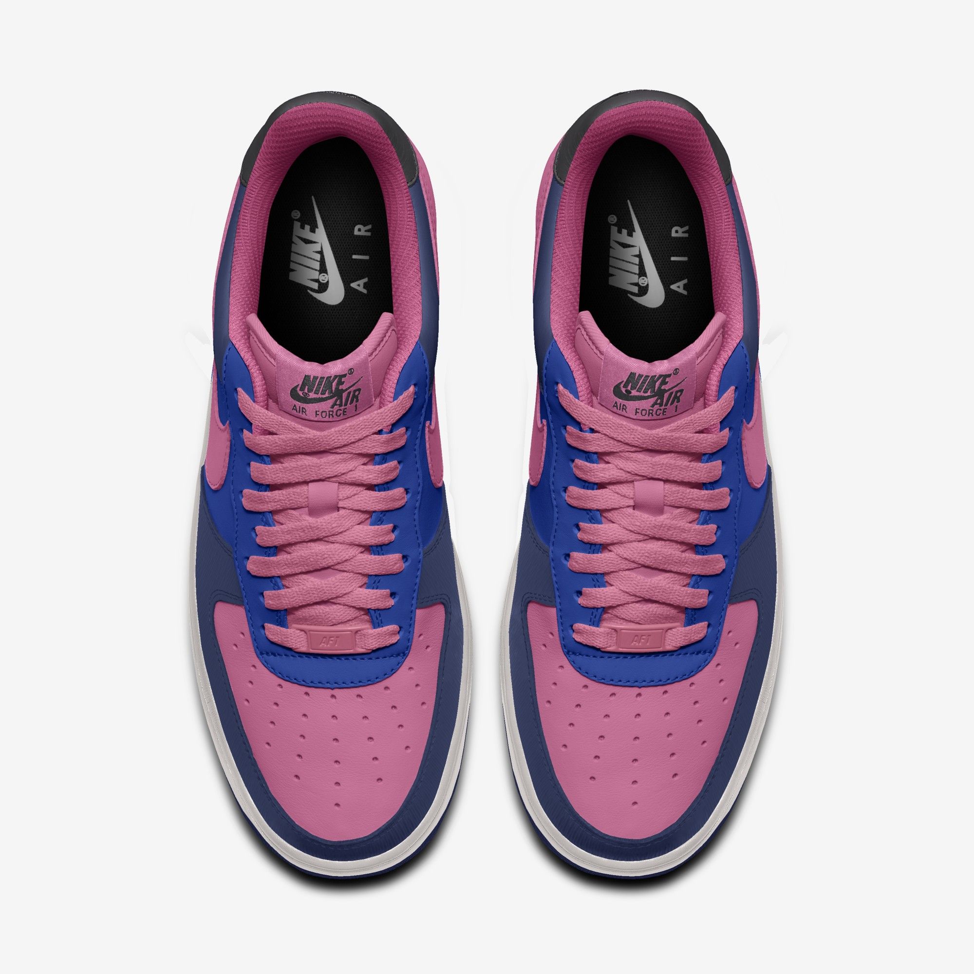 Nike Air Force 1 Low By You - Navy/Pink