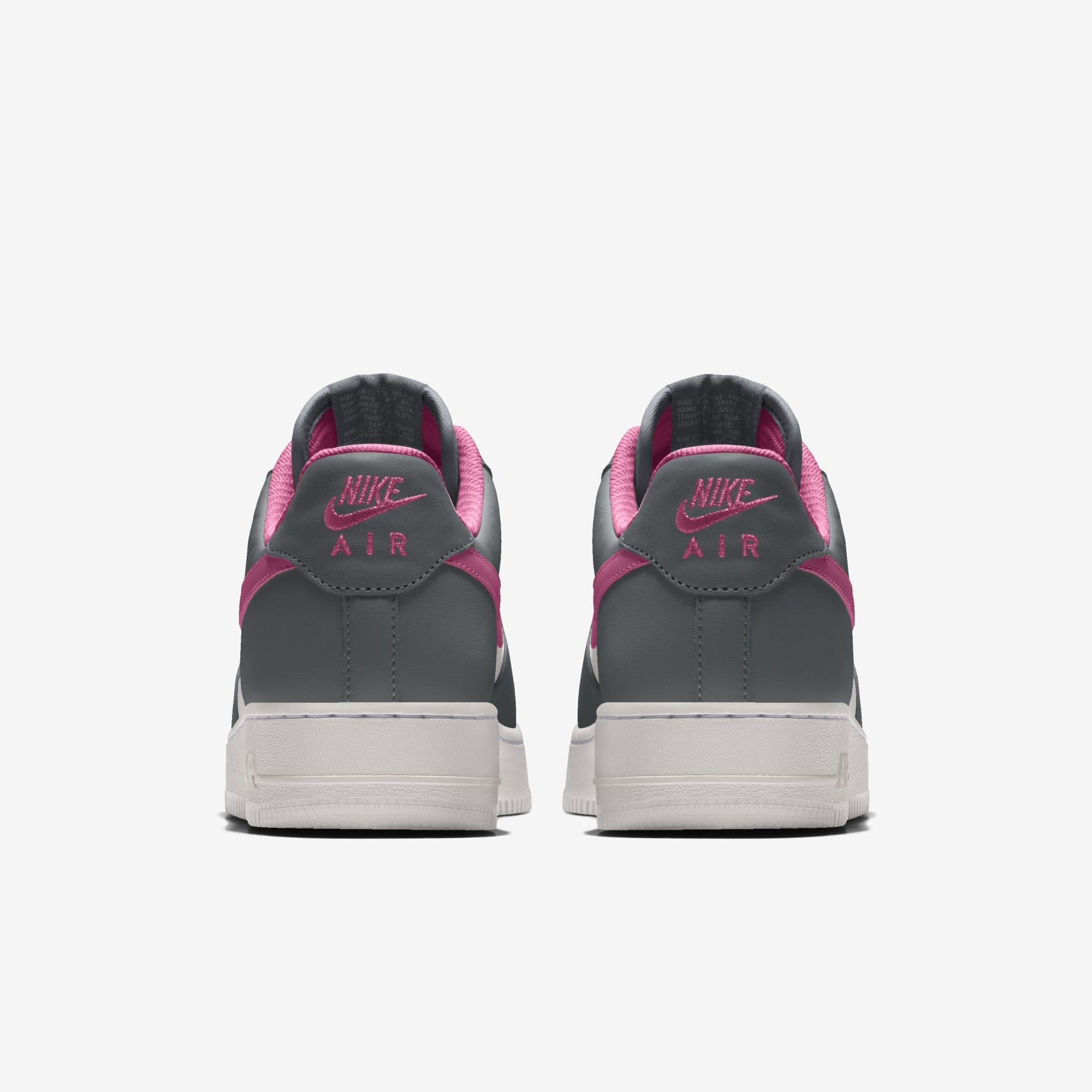 Nike Air Force 1 Low By You - Grey/White/Pink