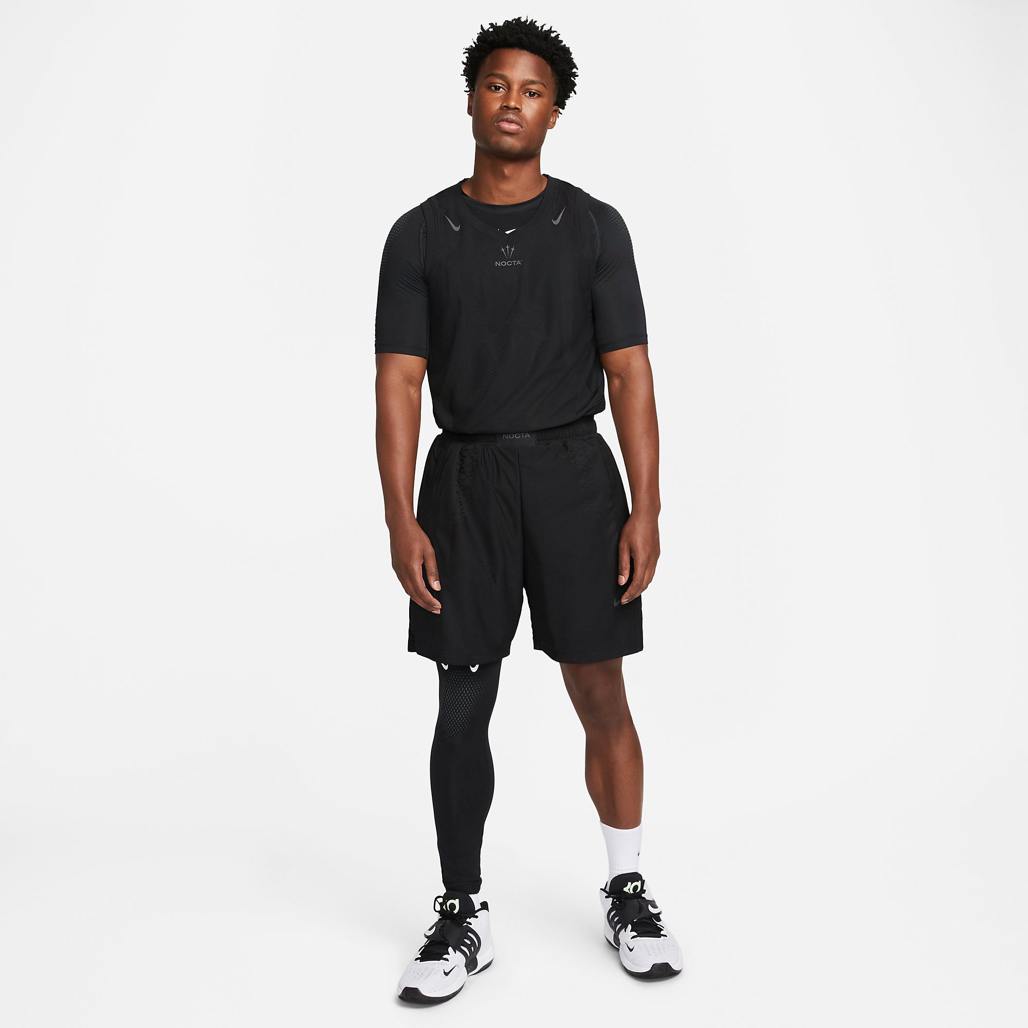  Nike x NOCTA Short-Sleeve Base Layer Basketball Top - Black 