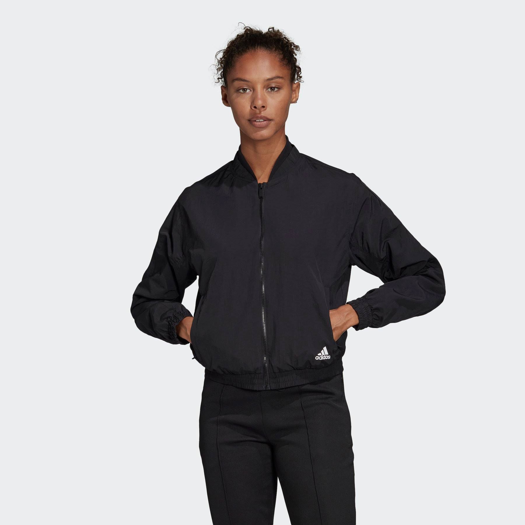 adidas Woven Bomber Jacket 'Black'