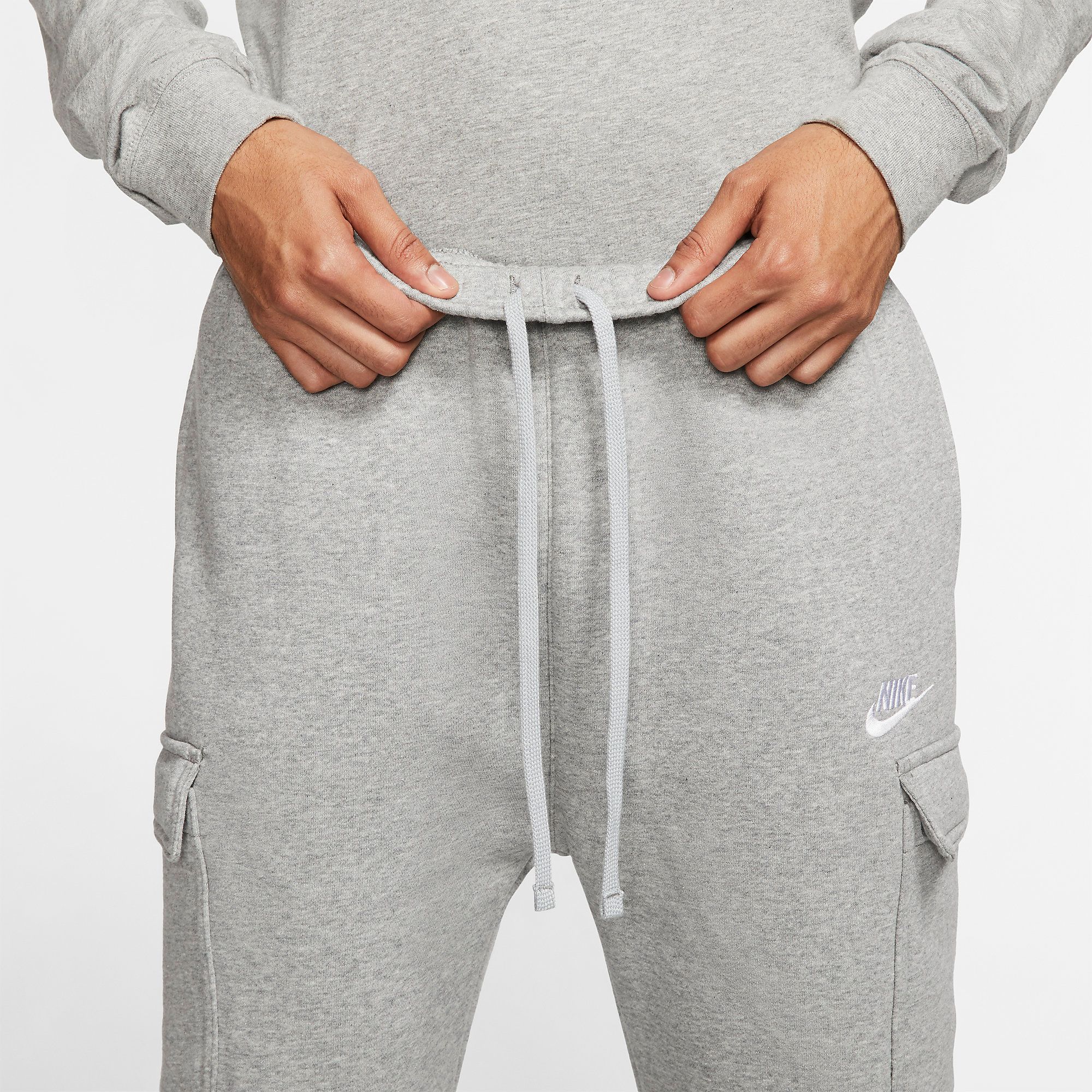 Nike Sportswear Club Cargo Fleece Pants - Grey