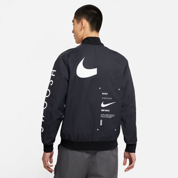  Nike Sportswear Swoosh Bomber Jacket - Black 