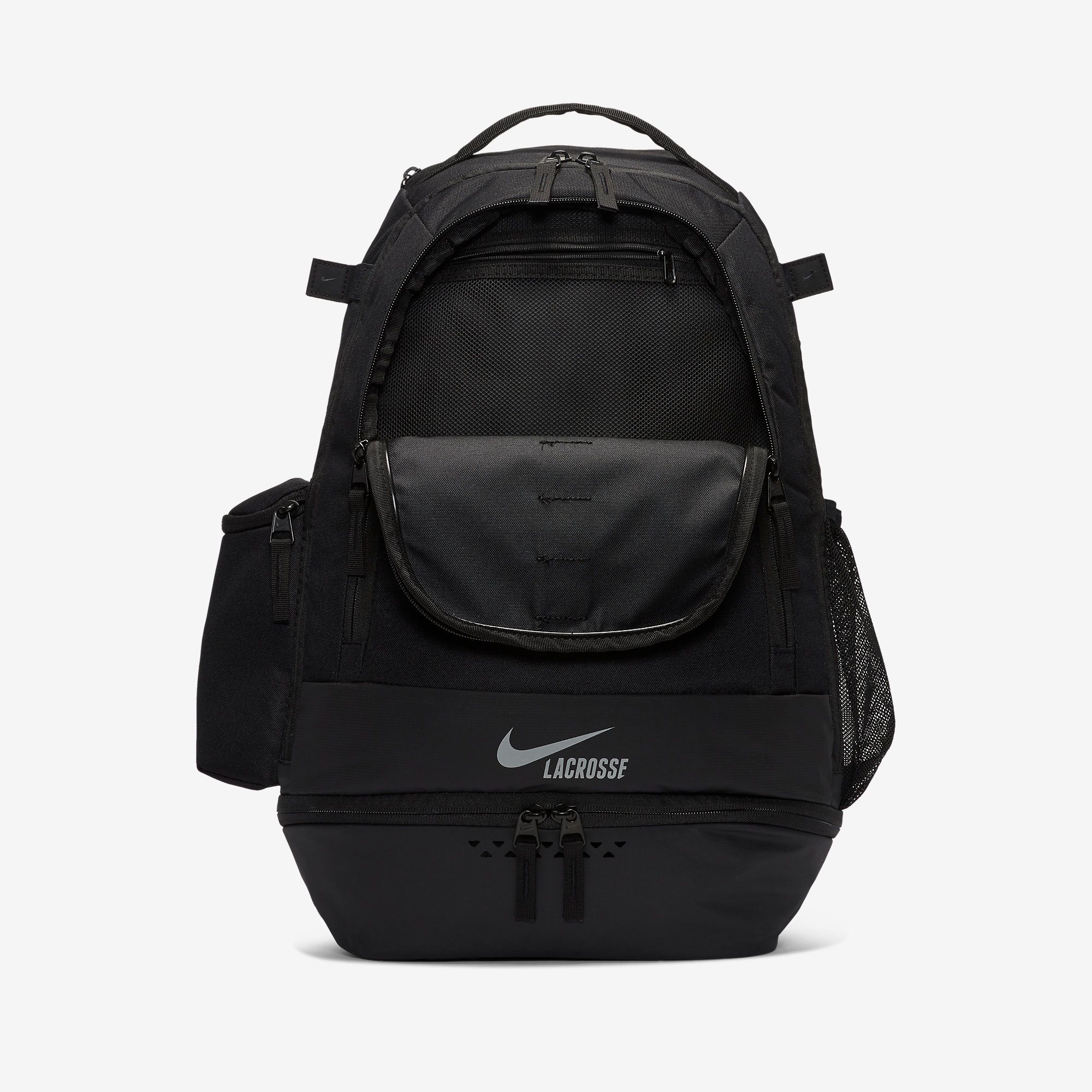  Nike Zone Lacrosse Backpack - Black/White 