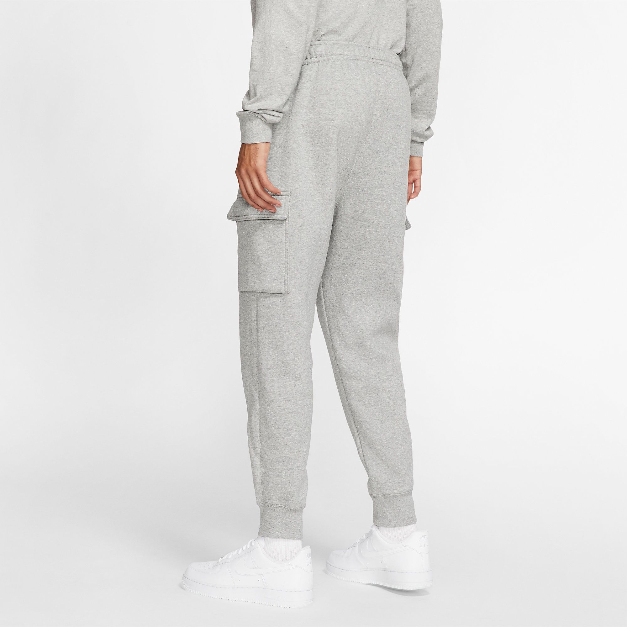  Nike Sportswear Club Cargo Fleece Pants - Grey 