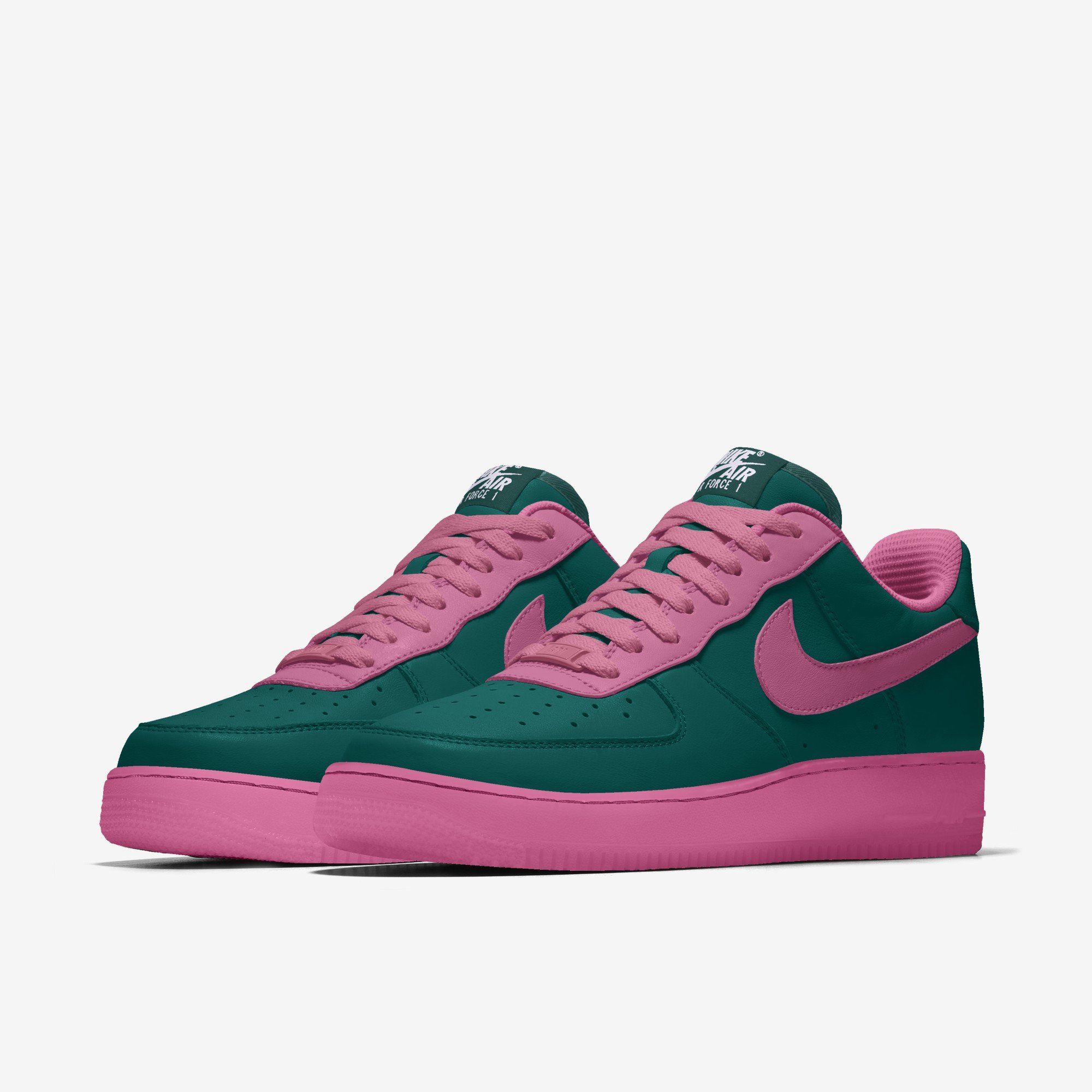 Nike Air Force 1 Low By You - Rainforest/Pink