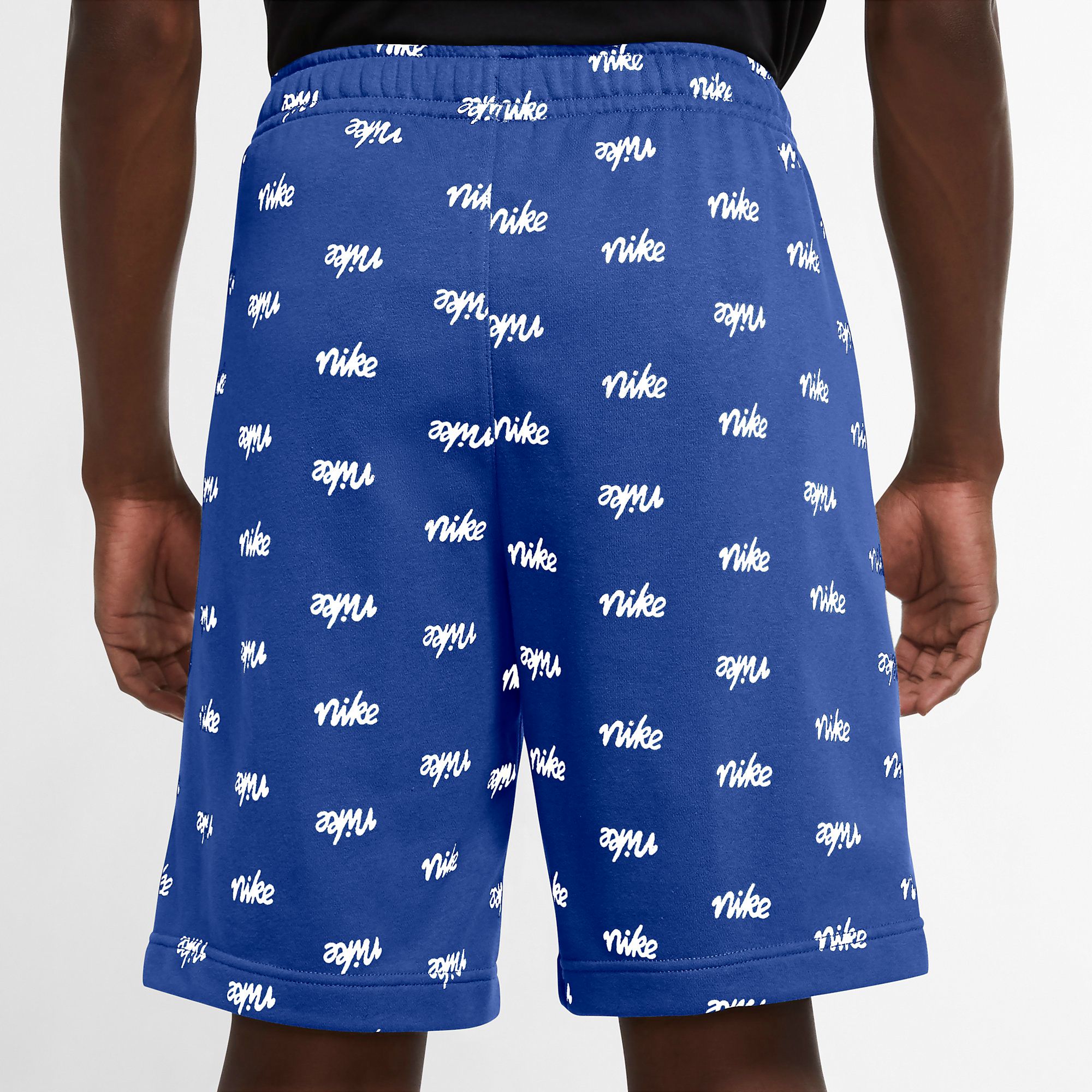  Nike Sportswear Club Script Shorts - Game Royal 