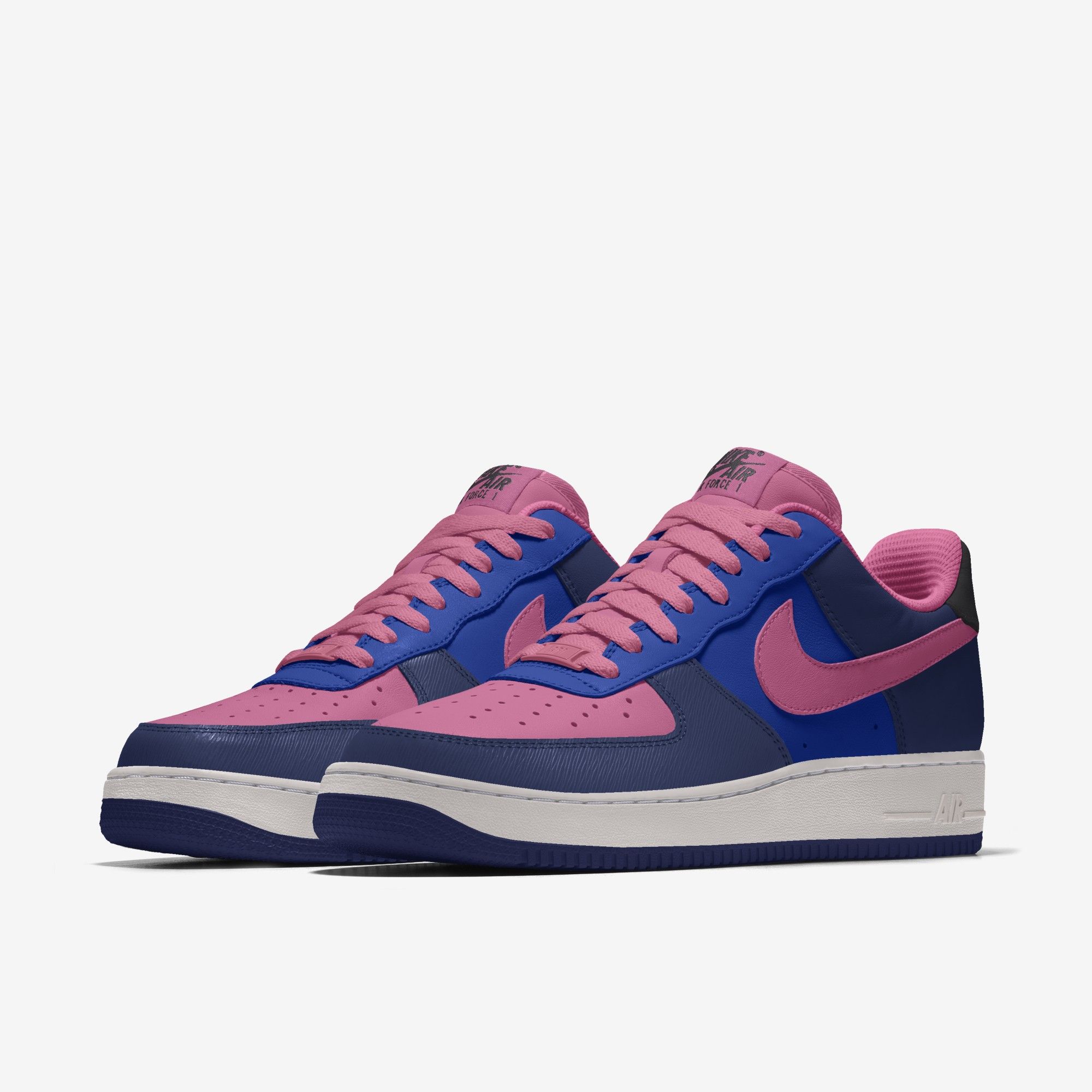 Nike Air Force 1 Low By You - Navy/Pink