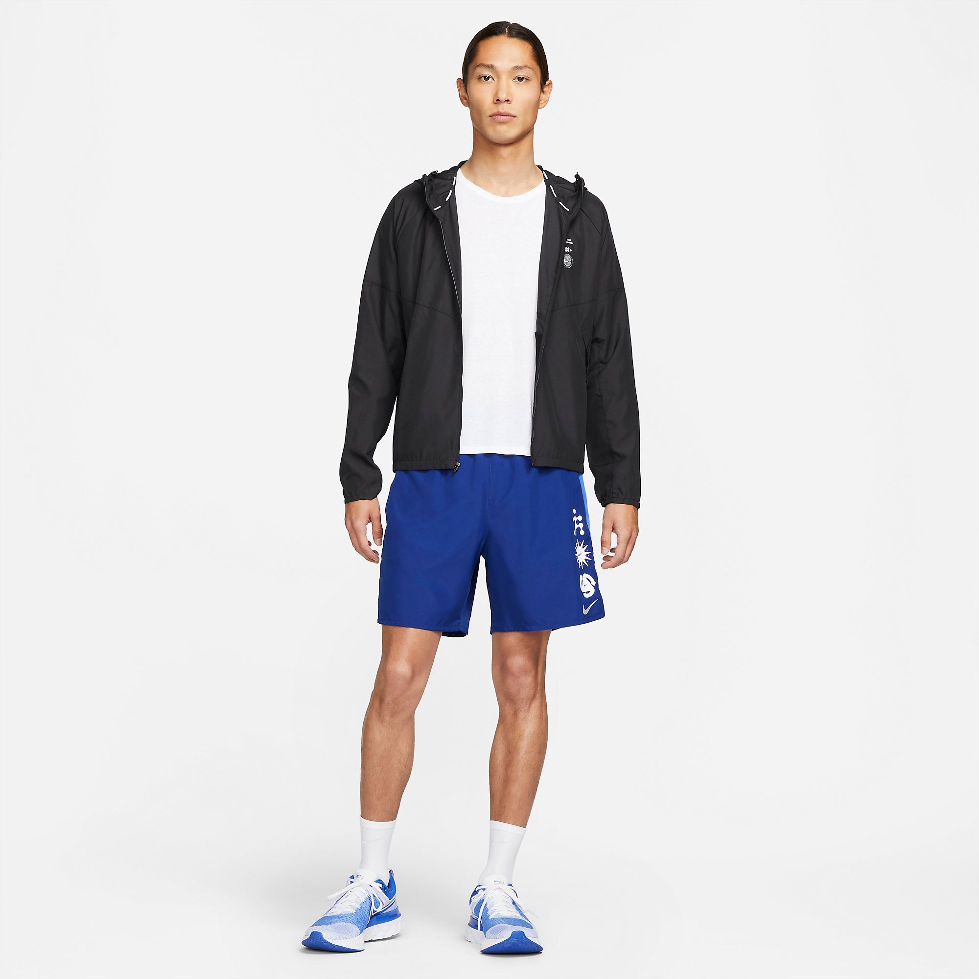  Nike Repel Wild Run Miler Running Jacket - Black 