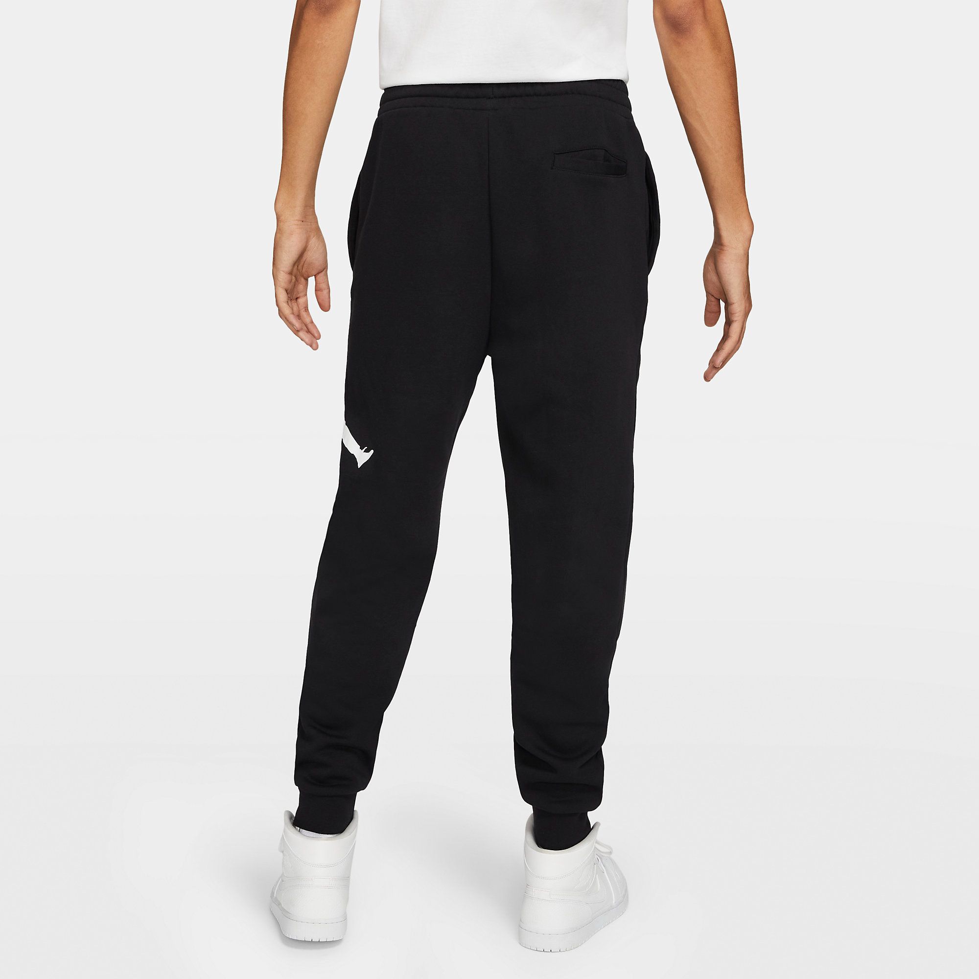 Jordan Jumpman Logo Fleece Pants - Black