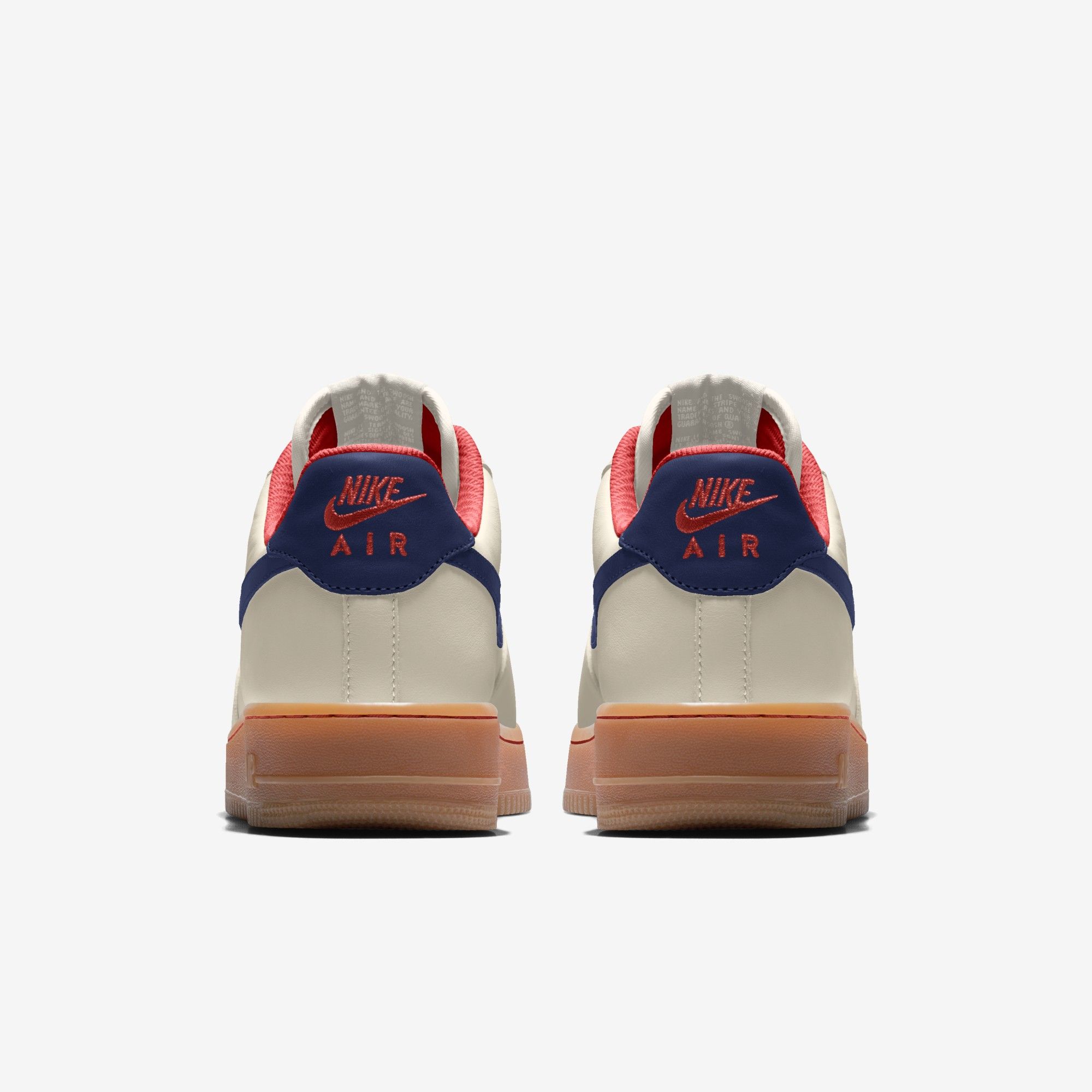 Nike Air Force 1 Low By You - Sail/Blue Void/Gum with Magic Ember Lace