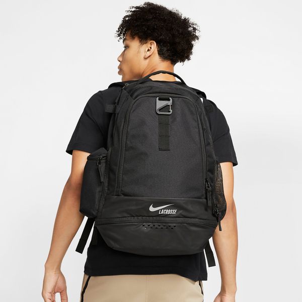  Nike Zone Lacrosse Backpack - Black/White 