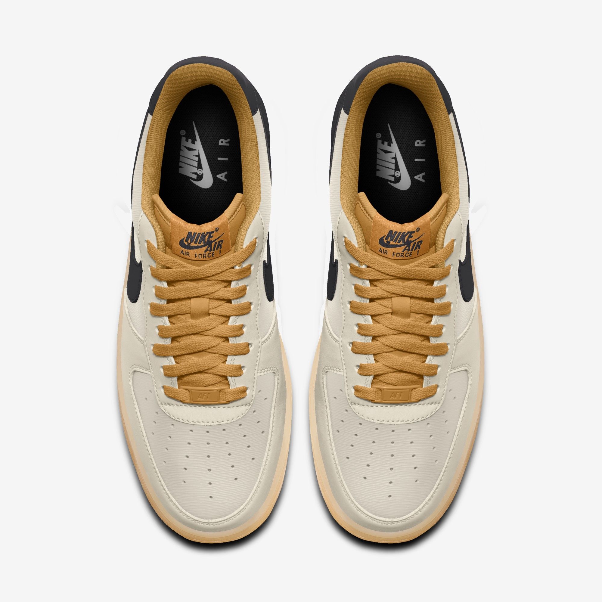 Nike Air Force 1 Low By You - Sail/Gum/Black