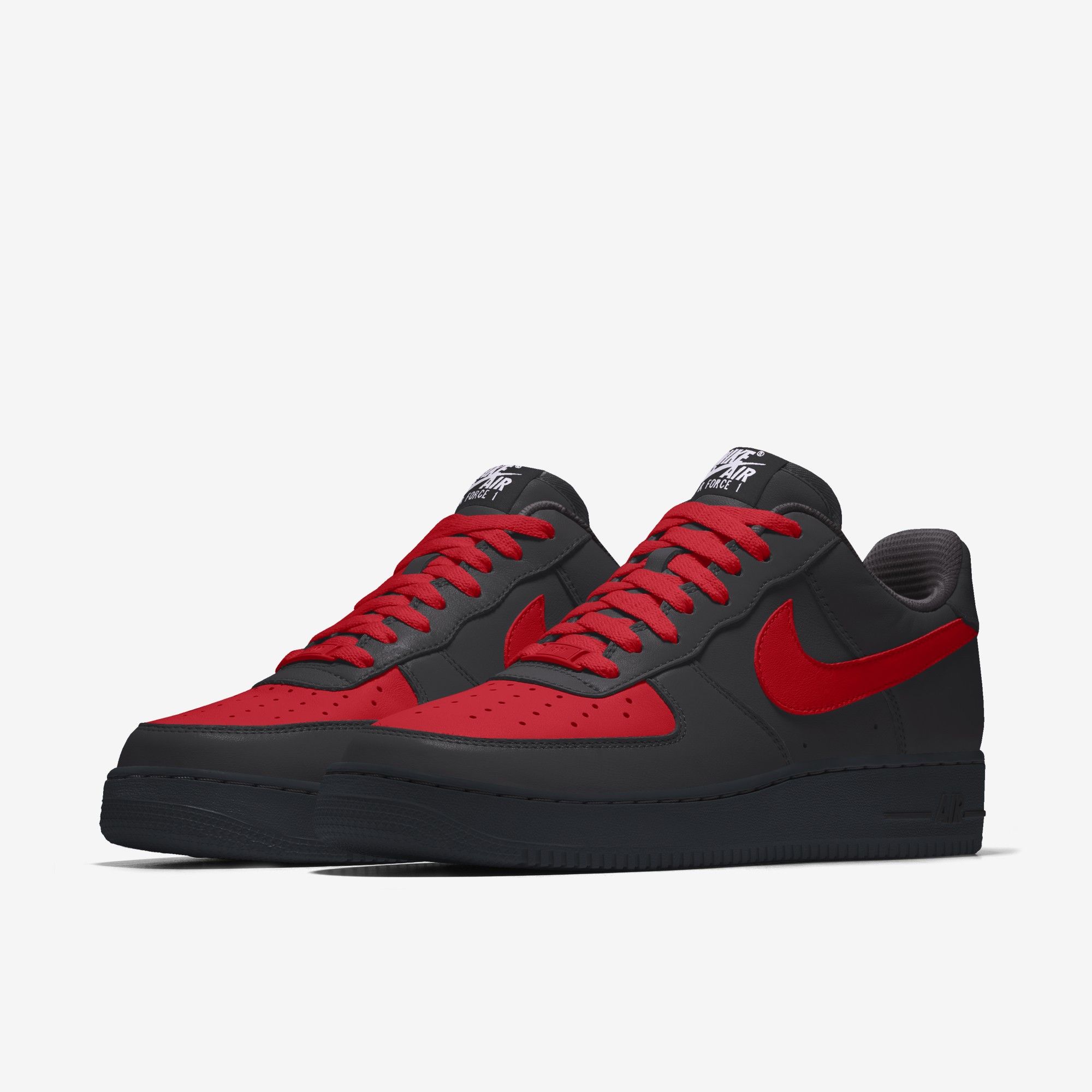 Nike Air Force 1 Low By You - Black/Red