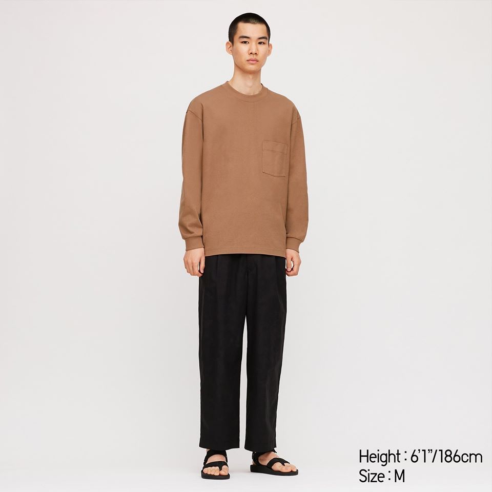 Uniqlo U Crew Neck Long-Sleeve 'Brown'