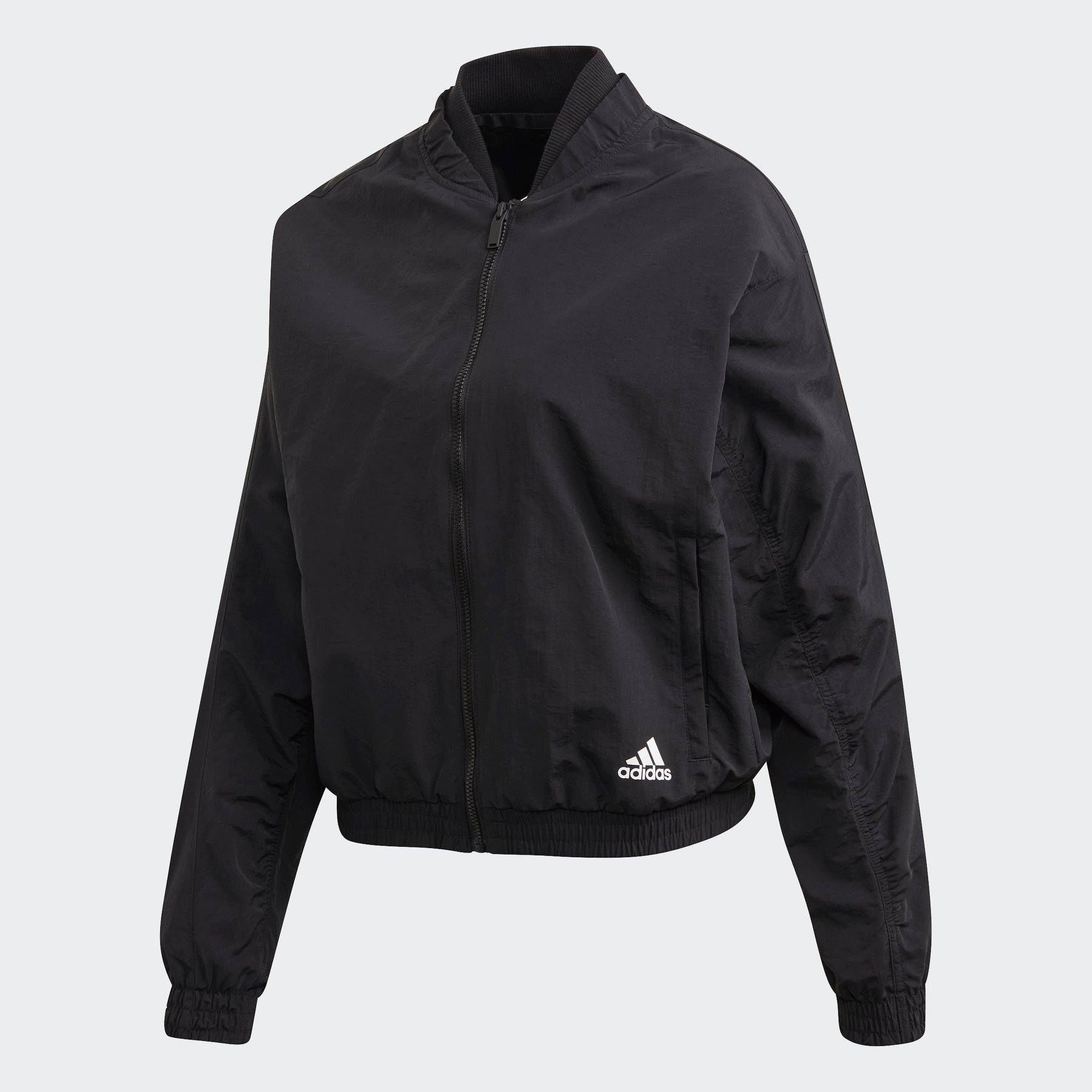 adidas Woven Bomber Jacket 'Black'
