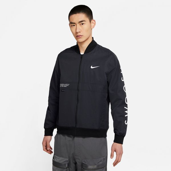  Nike Sportswear Swoosh Bomber Jacket - Black 