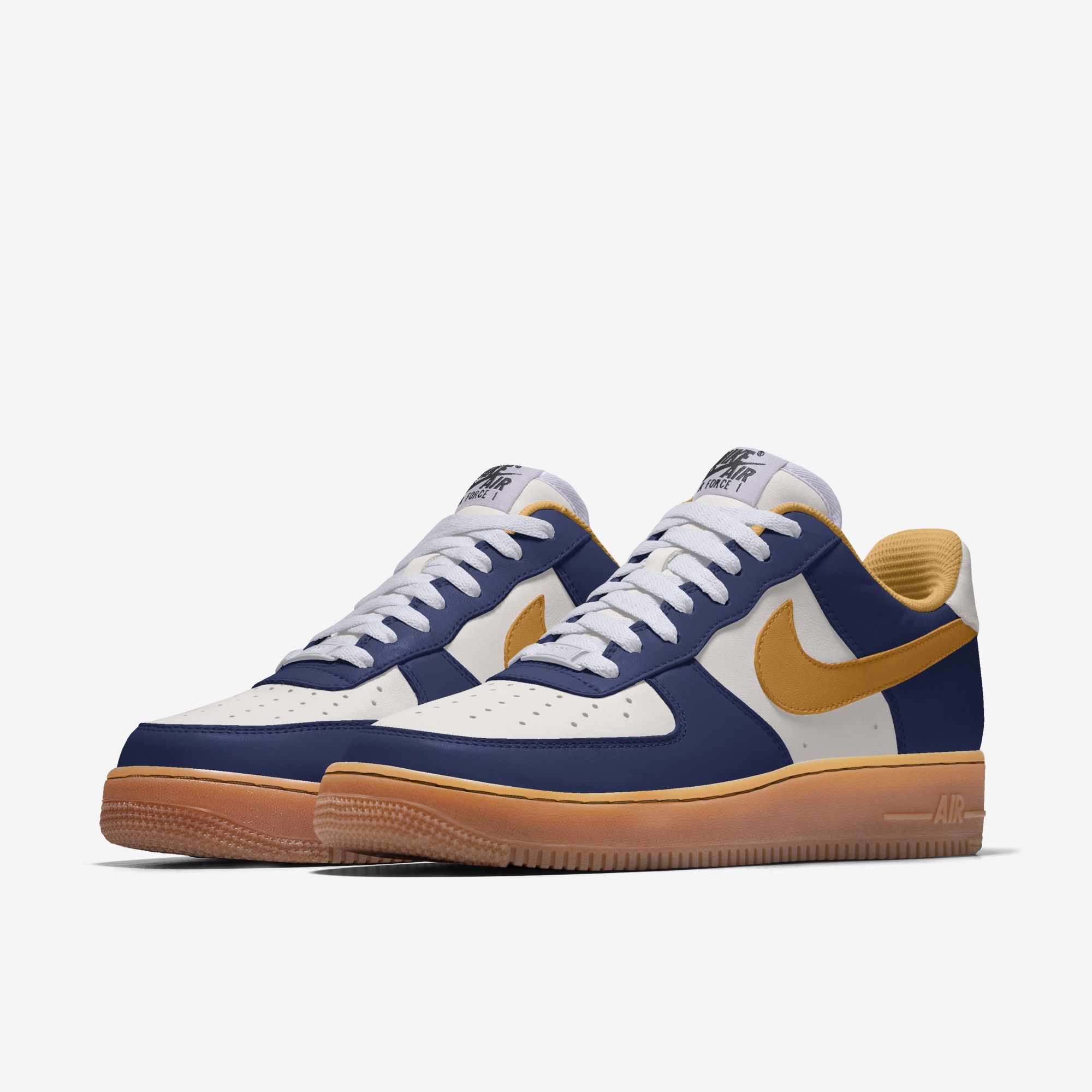 Nike Air Force 1 Low By You - Blue Void/White/Gum