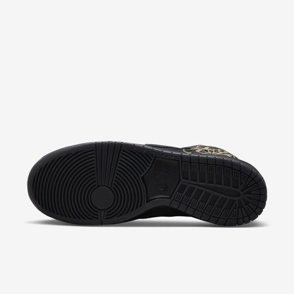  FAUST x Nike SB Dunk High - Black/Metallic Gold 