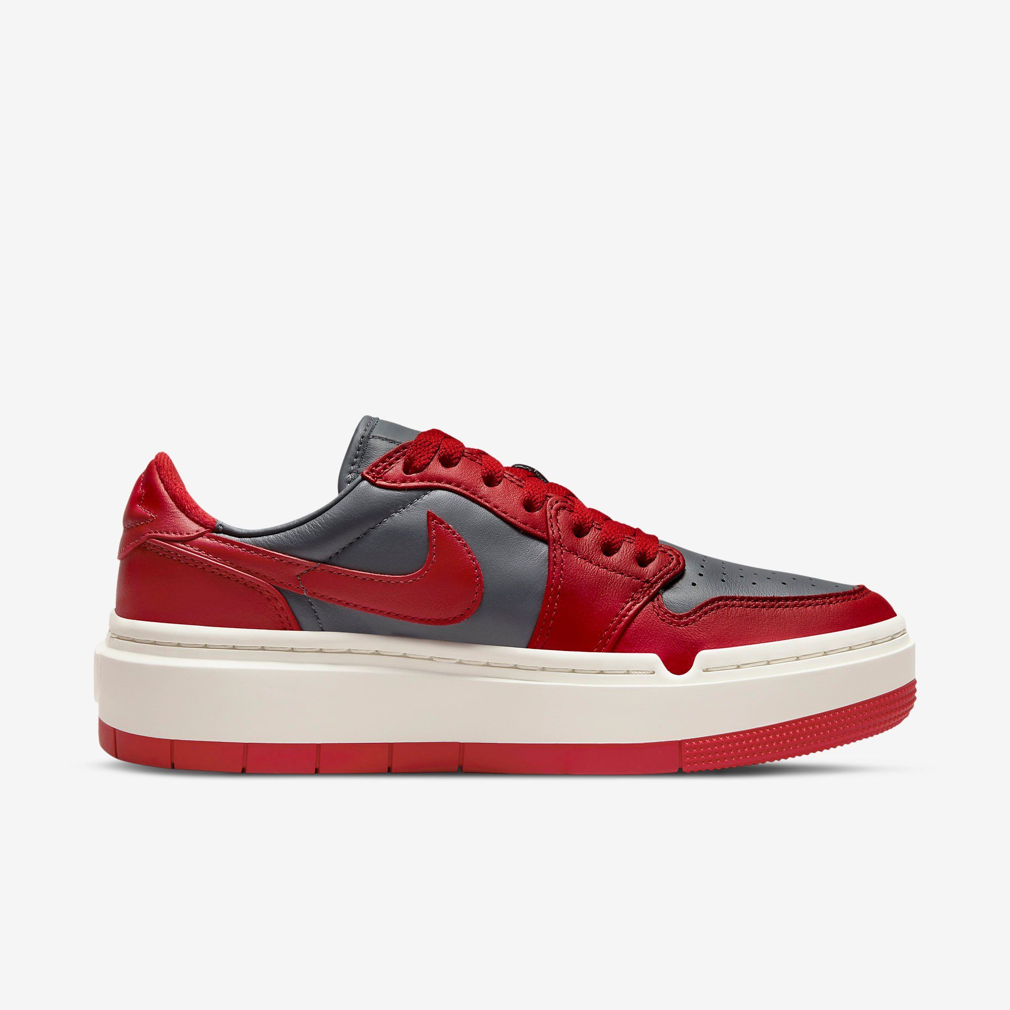  Air Jordan 1 Elevate Low WMNS - Dark Grey / Varsity Red 