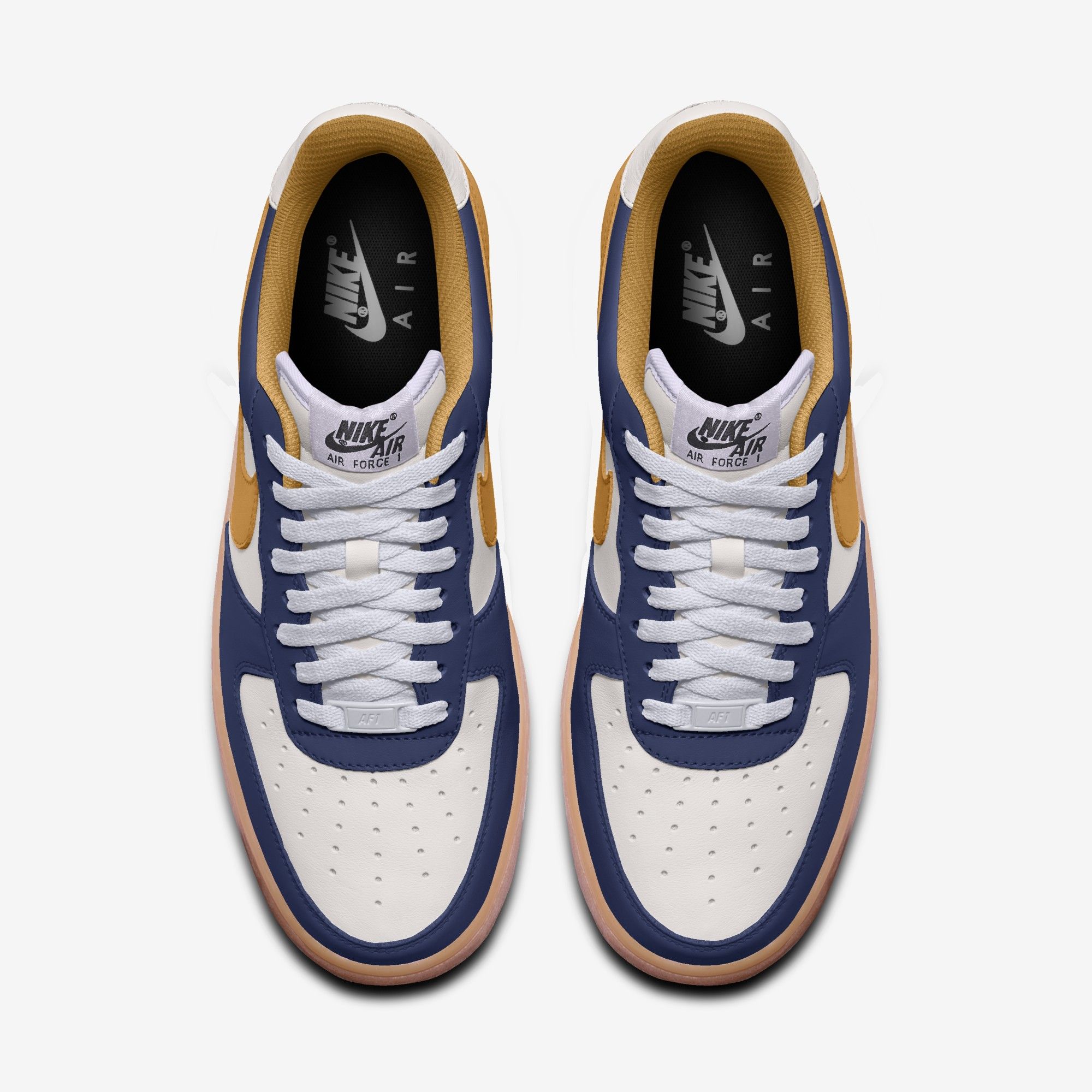 Nike Air Force 1 Low By You - Blue Void/White/Gum