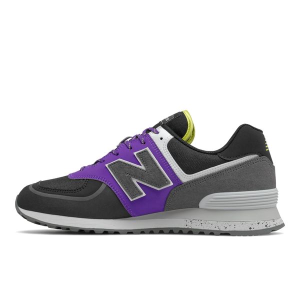  New Balance 574T - Black/Purple 