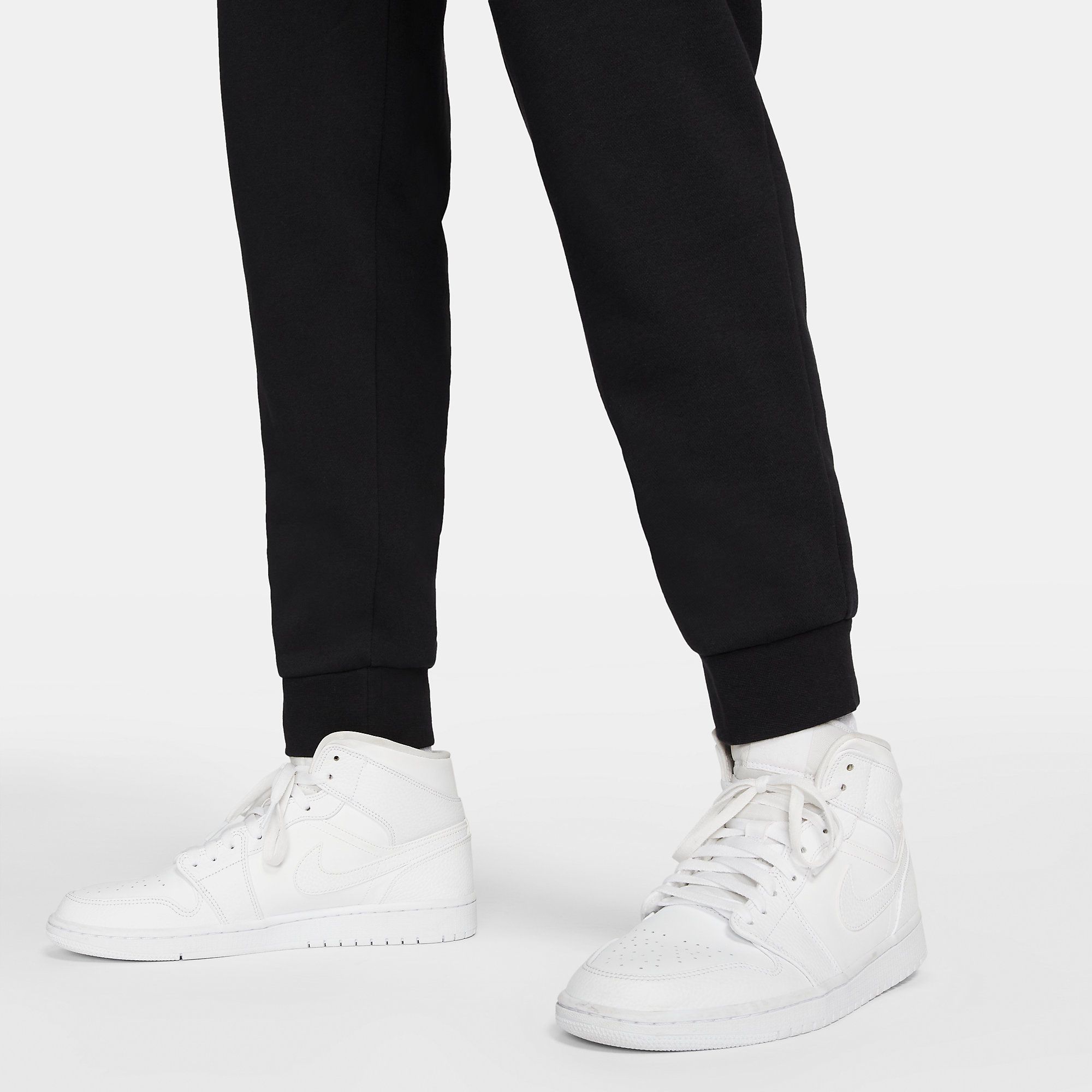 Jordan Jumpman Logo Fleece Pants - Black