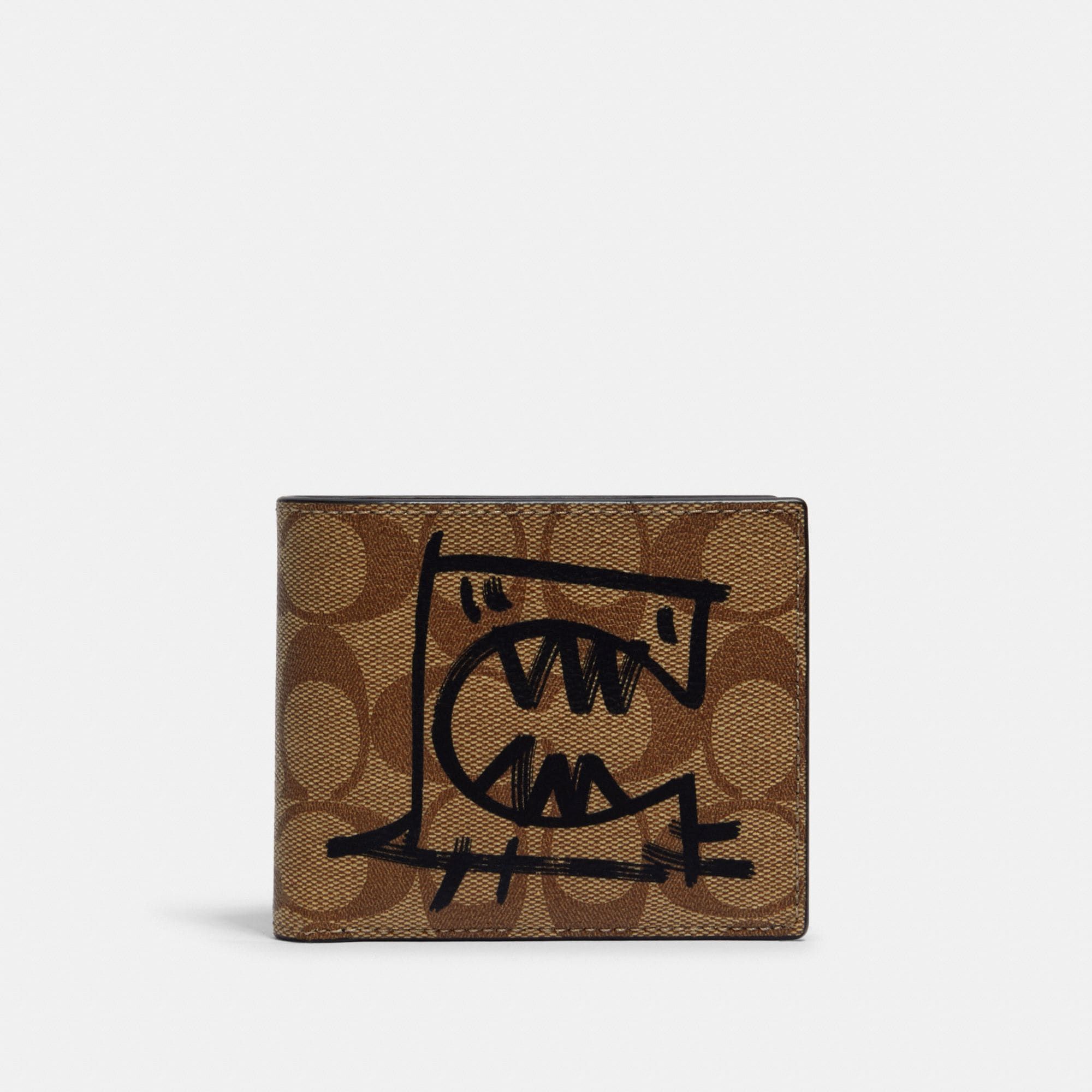 Coach 3 In 1 Wallet In Signature Canvas With Rexy By Guang Yu