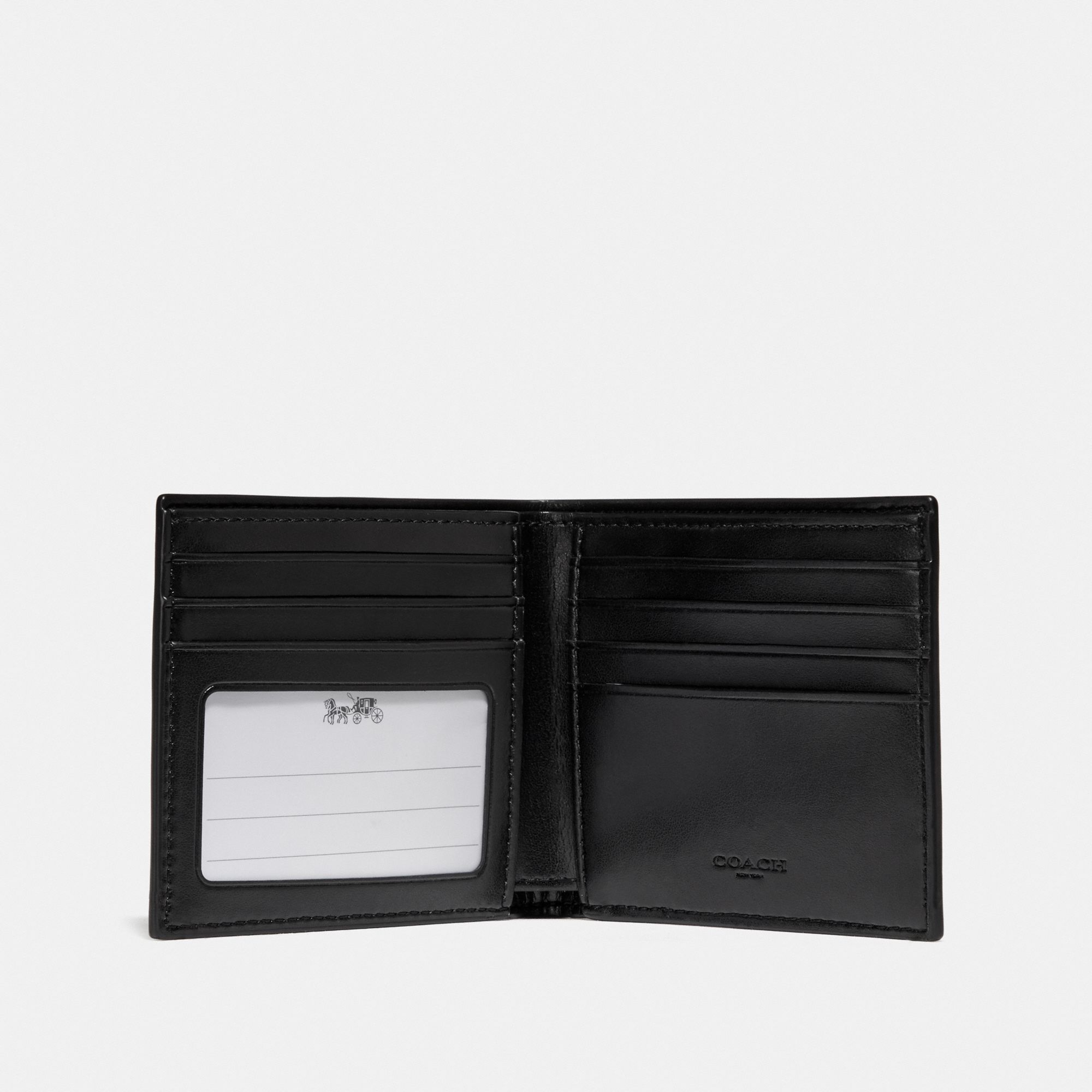 Coach ID Billfold Wallet In Signature Canvas With Vandal Gummy