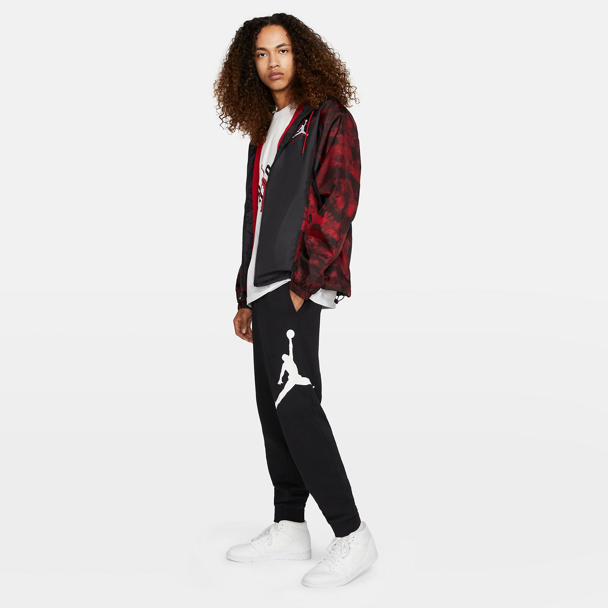 Jordan Jumpman Logo Fleece Pants - Black