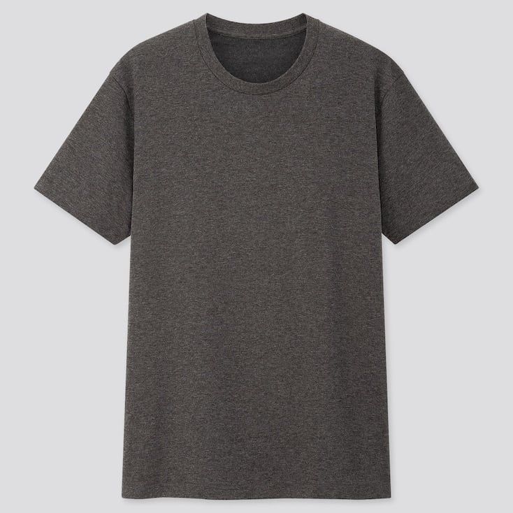 Uniqlo Crew Neck Short-Sleeve T-Shirt 'Dark Grey'