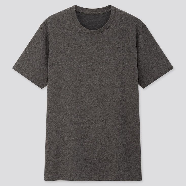 Uniqlo Crew Neck Short-Sleeve T-Shirt 'Dark Grey'