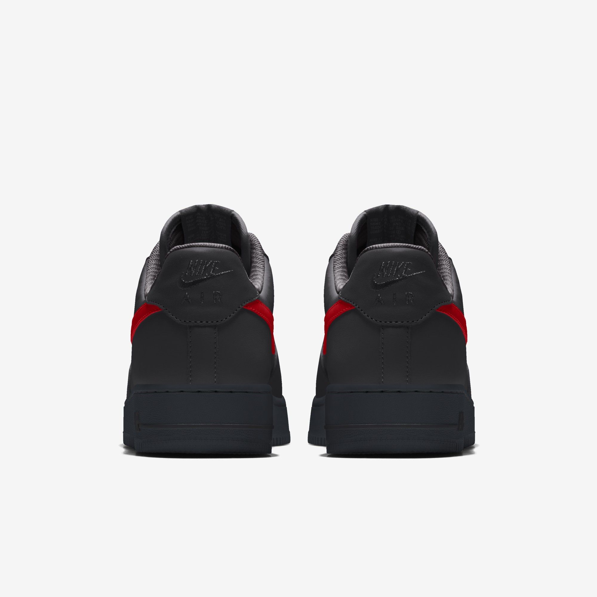 Nike Air Force 1 Low By You - Black/Red