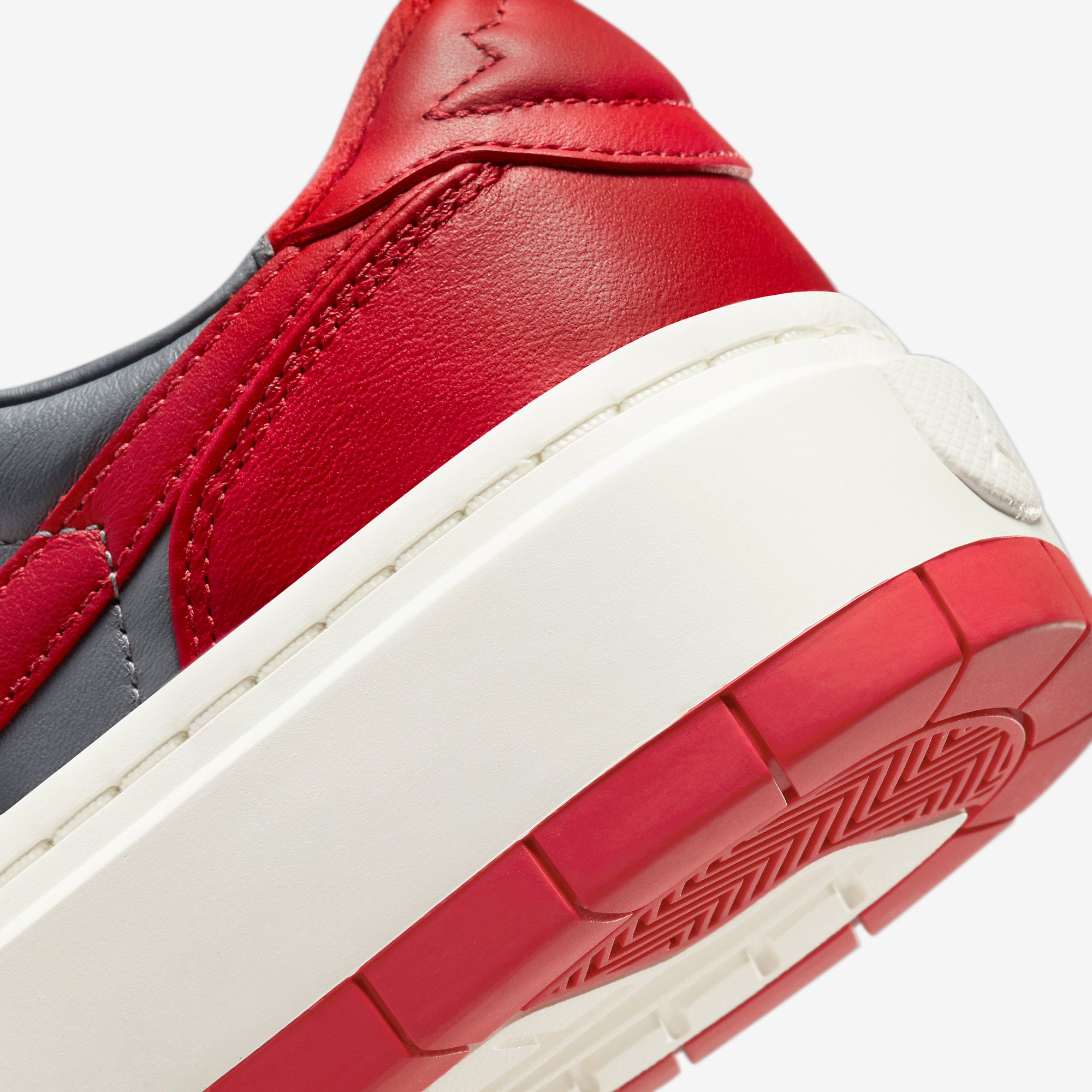  Air Jordan 1 Elevate Low WMNS - Dark Grey / Varsity Red 