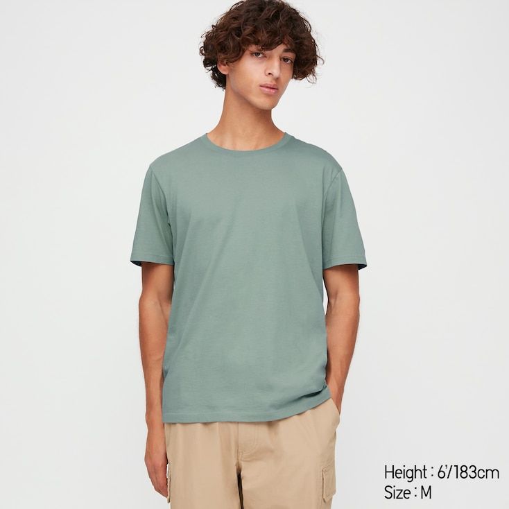 Uniqlo Crew Neck Short-Sleeve T-Shirt 'Baby Blue'
