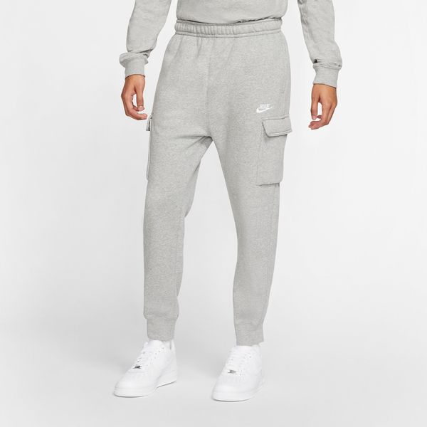  Nike Sportswear Club Cargo Fleece Pants - Grey 