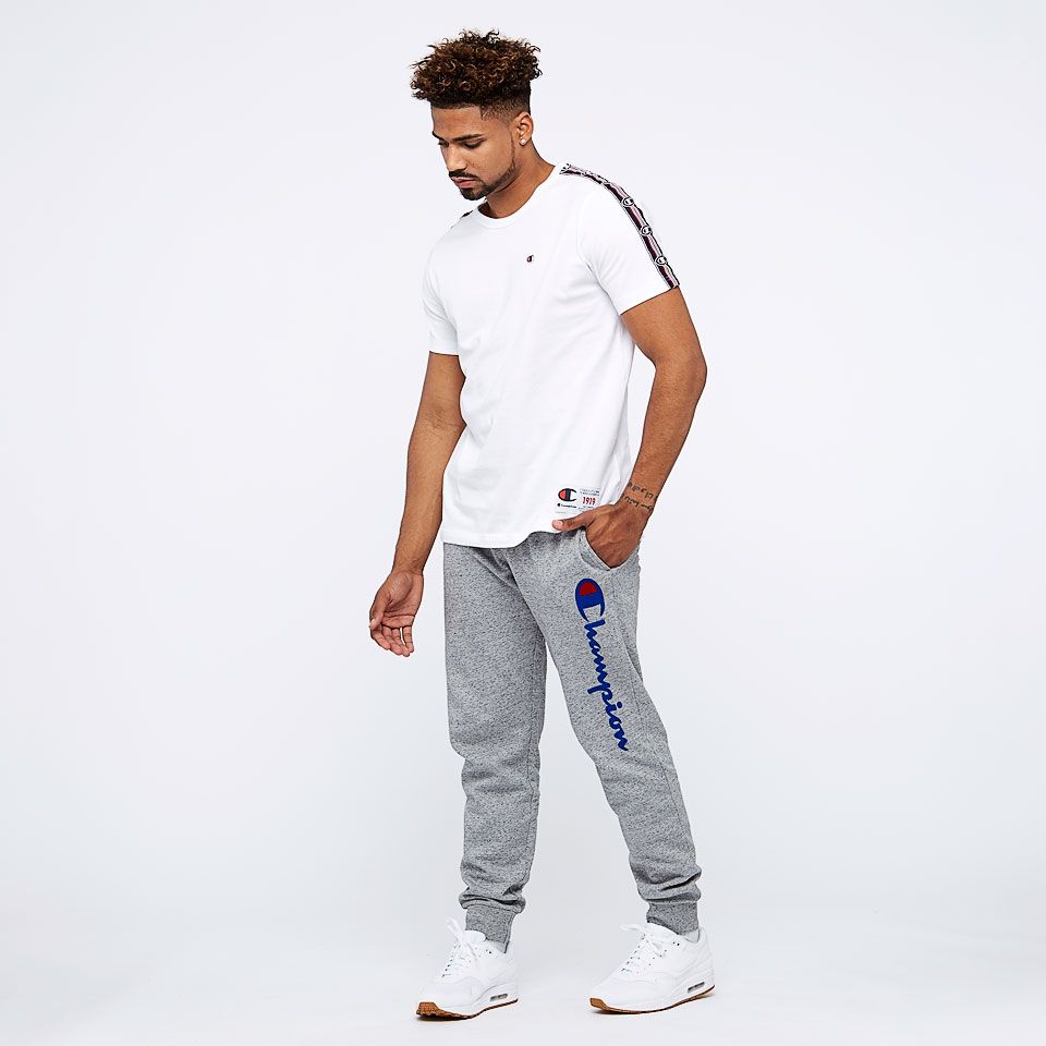 Champion Crew Neck Short Sleeved Tee - White