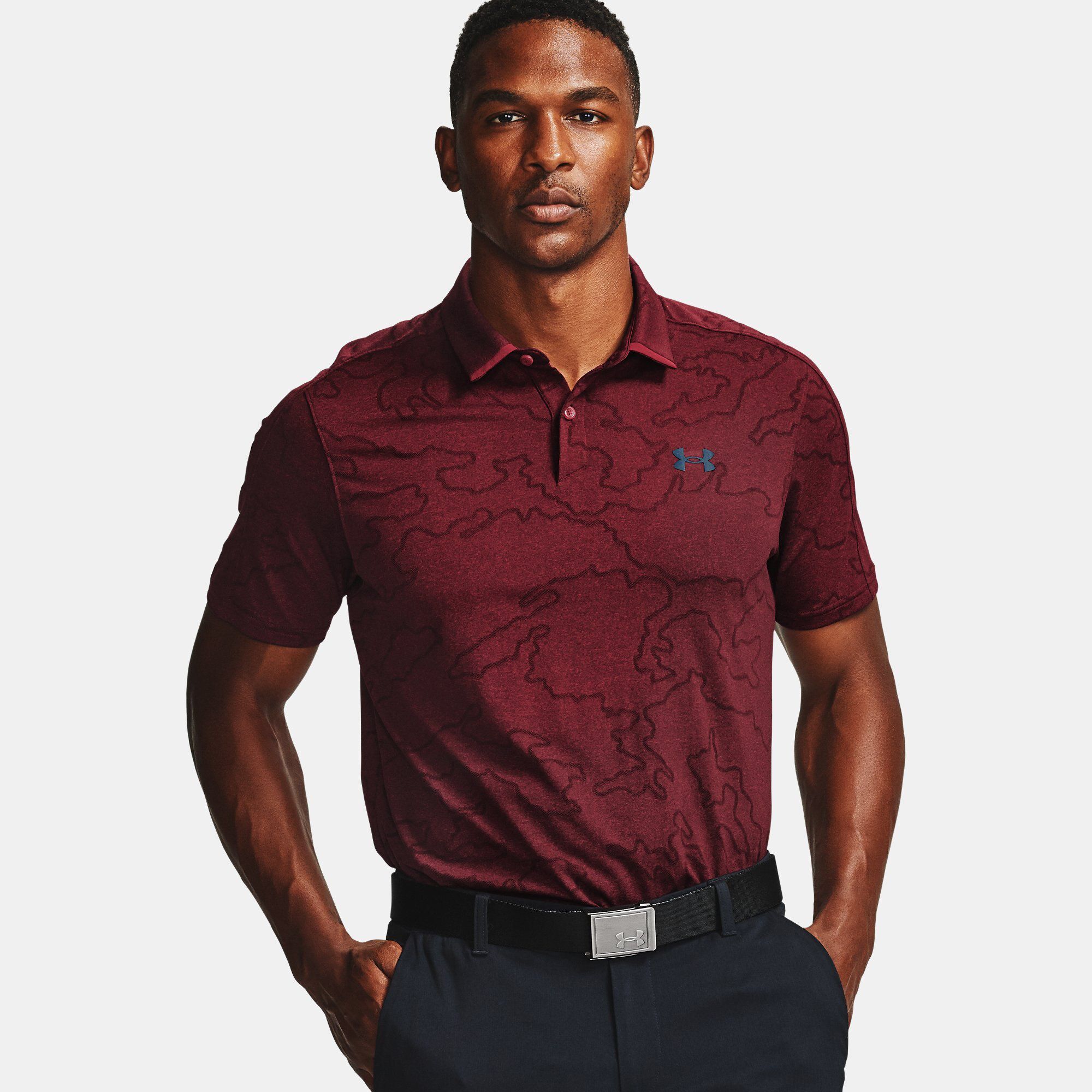  Under Armour Vanish NCG Polo - Burgundy 