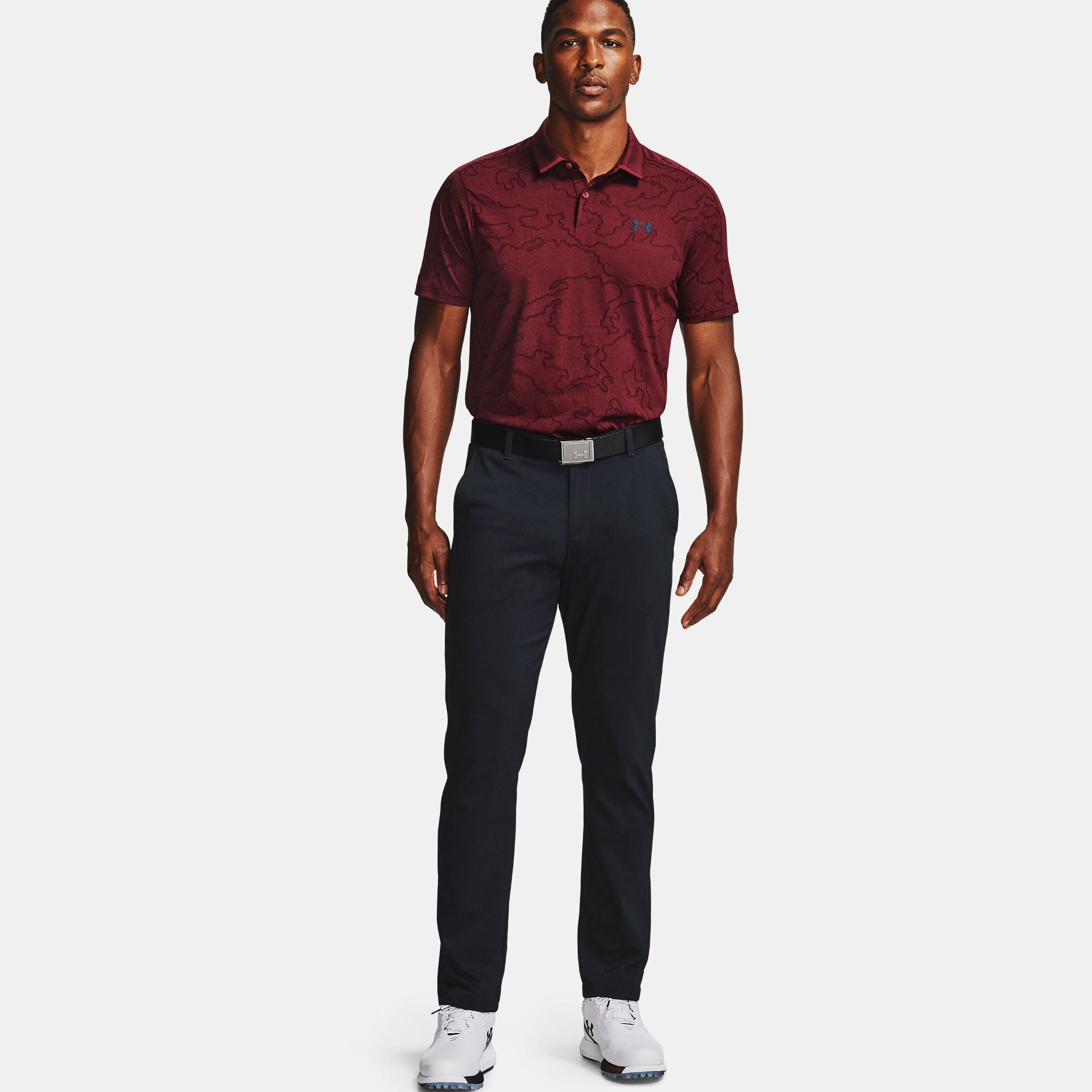  Under Armour Vanish NCG Polo - Burgundy 