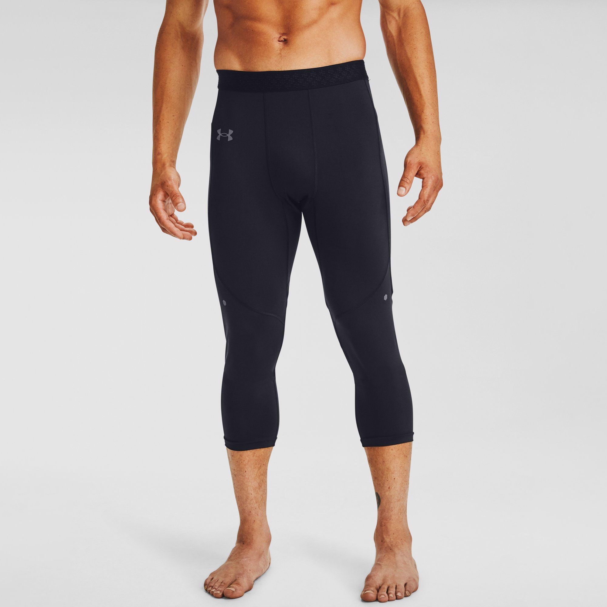  Under Armour RUSH Basketball 3/4 Leggings - Black 