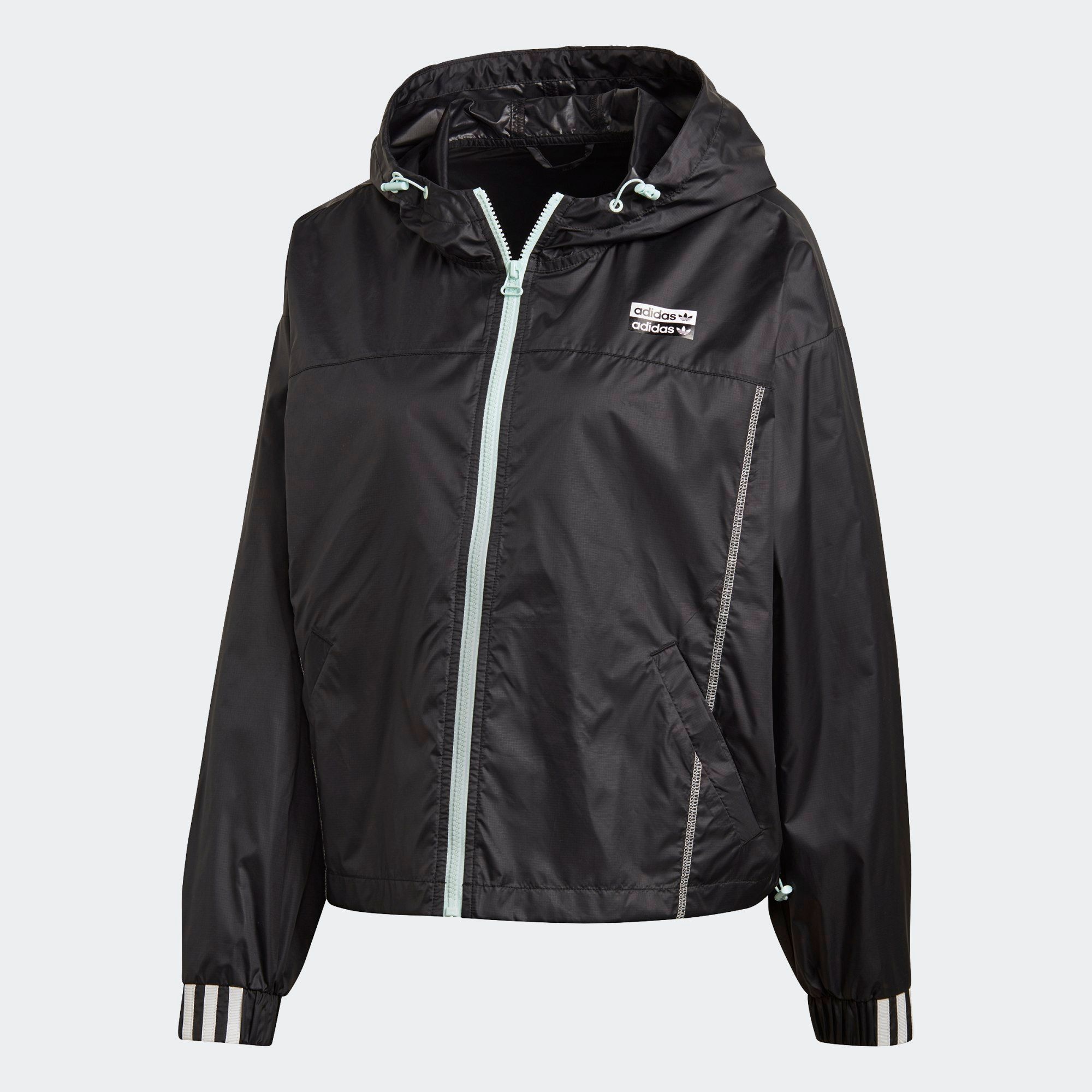 adidas R.Y.V Women Windbreaker - Black/Mint