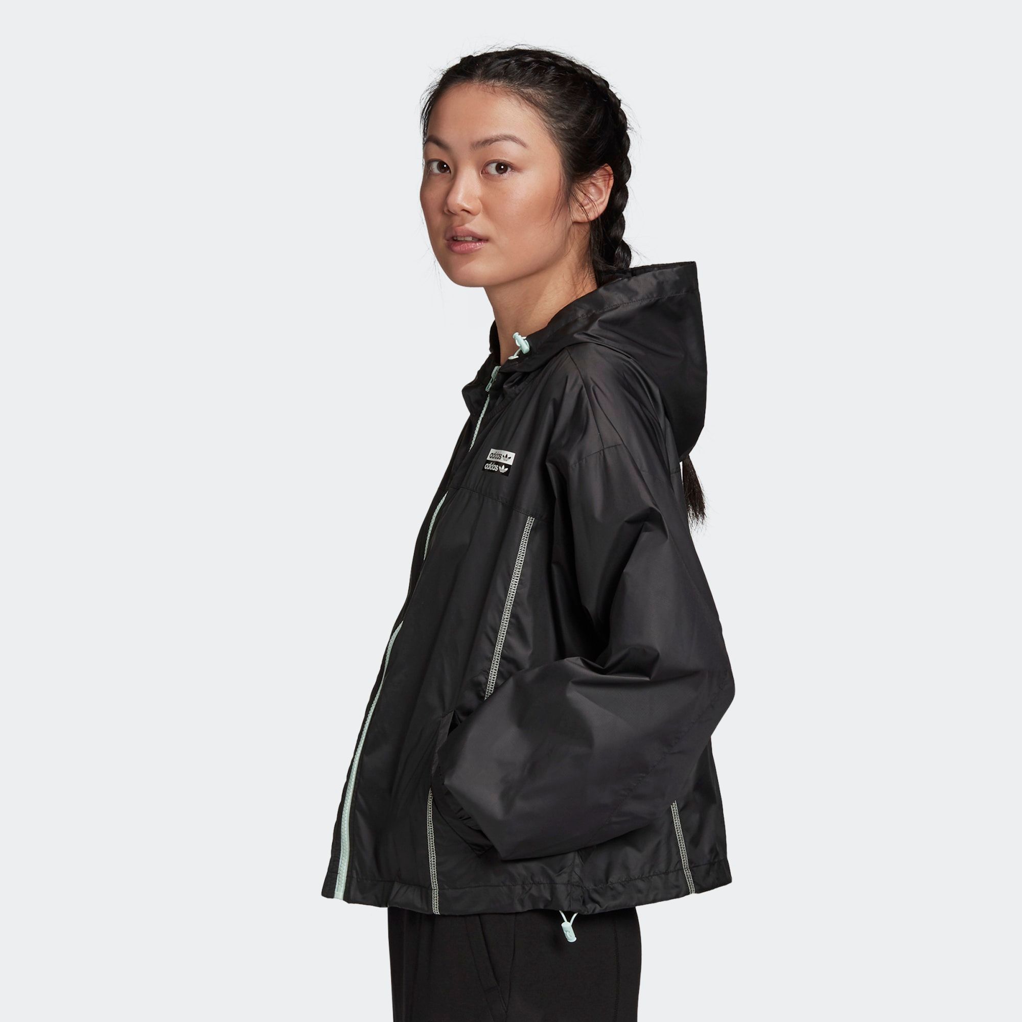 adidas R.Y.V Women Windbreaker - Black/Mint