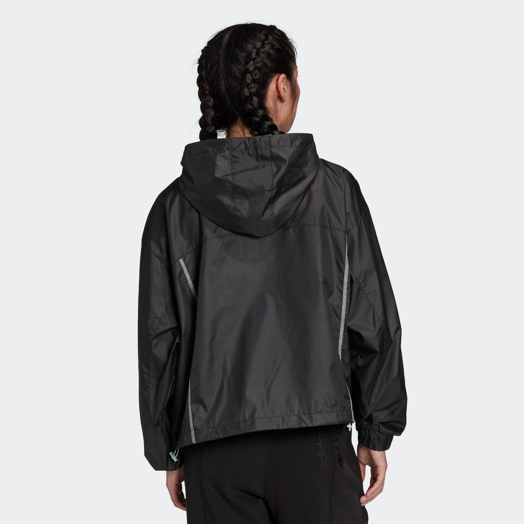 adidas R.Y.V Women Windbreaker - Black/Mint