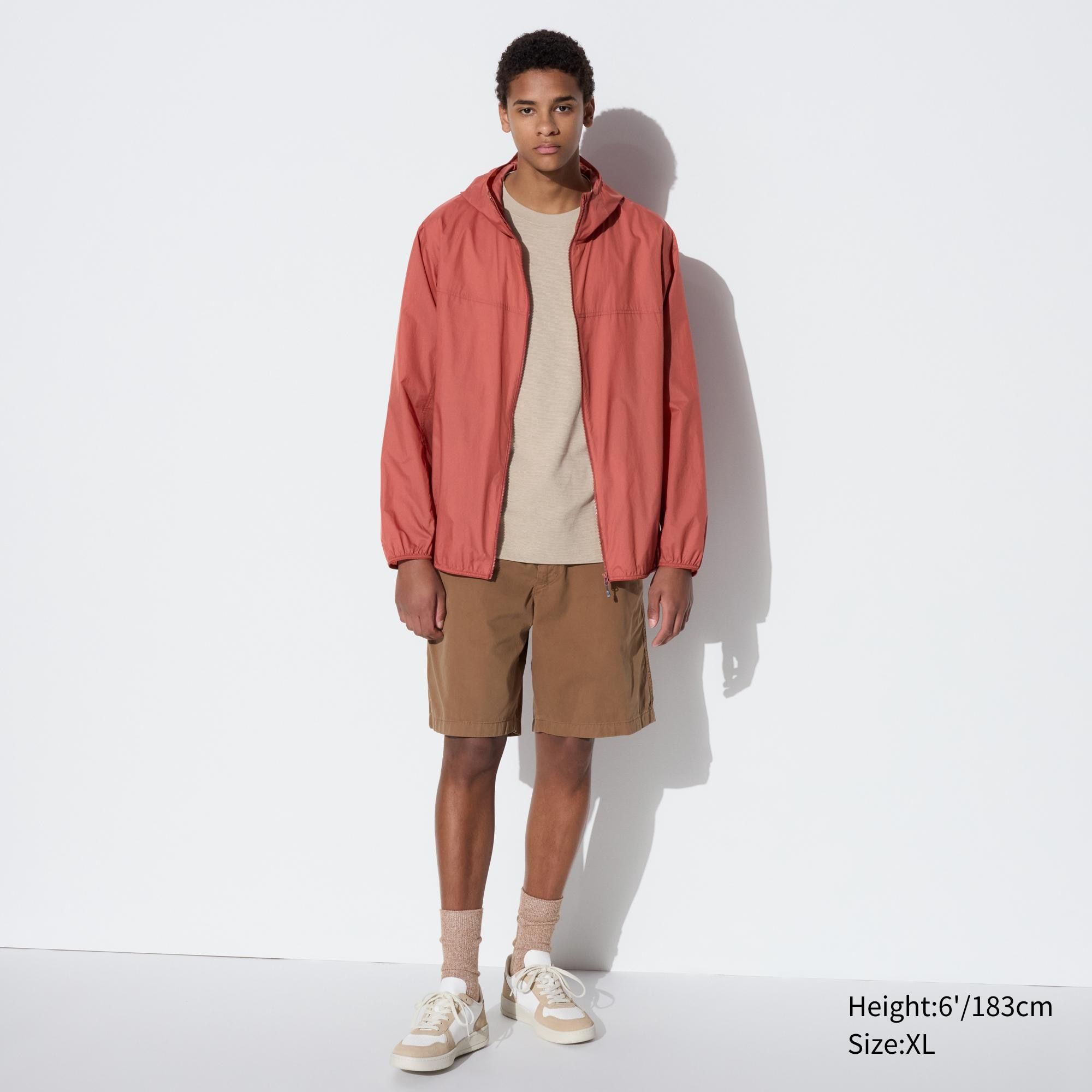 Uniqlo Pocketable UV Protection Parka - Dark Orange