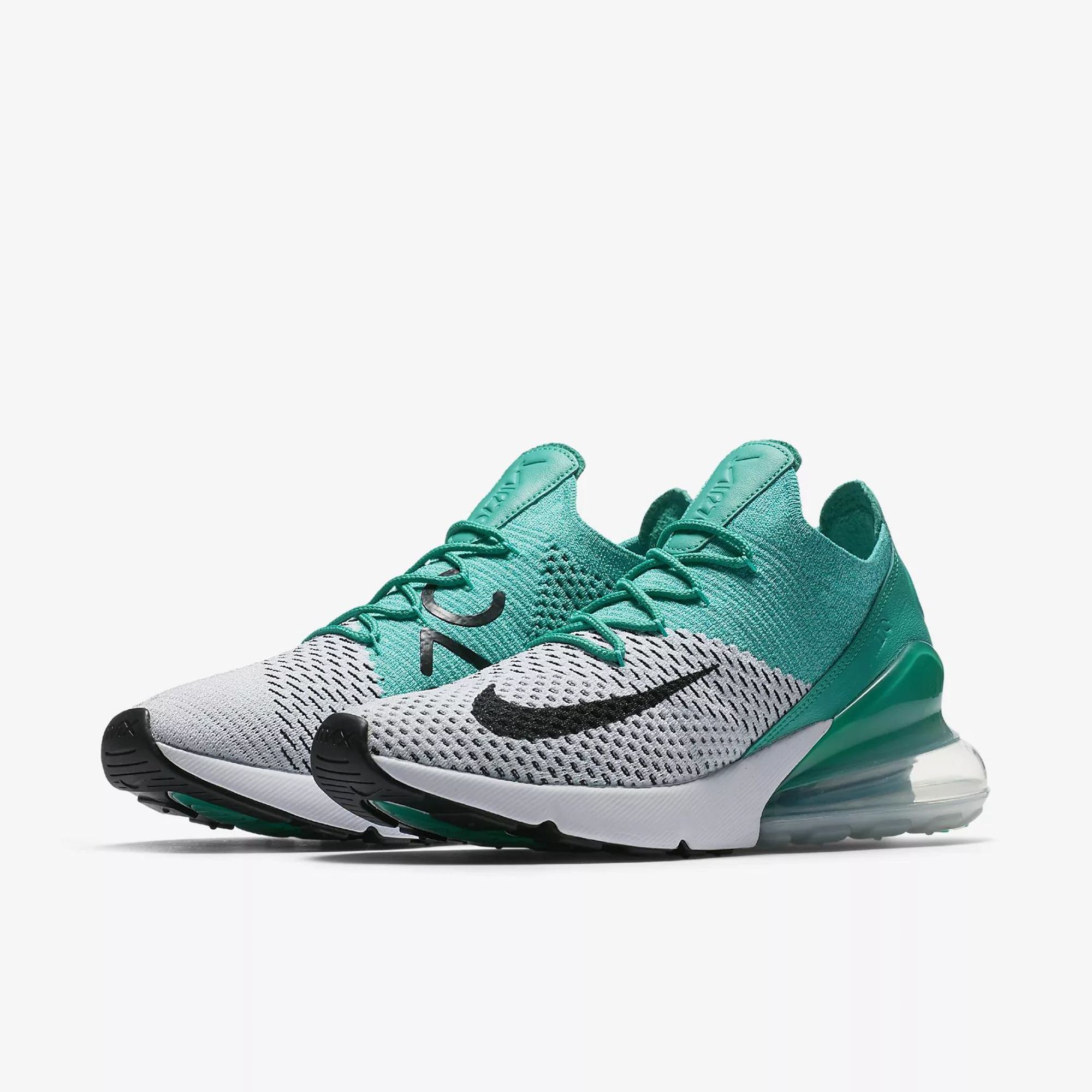 Nike Air Max 270 Flyknit - Clear Emerald