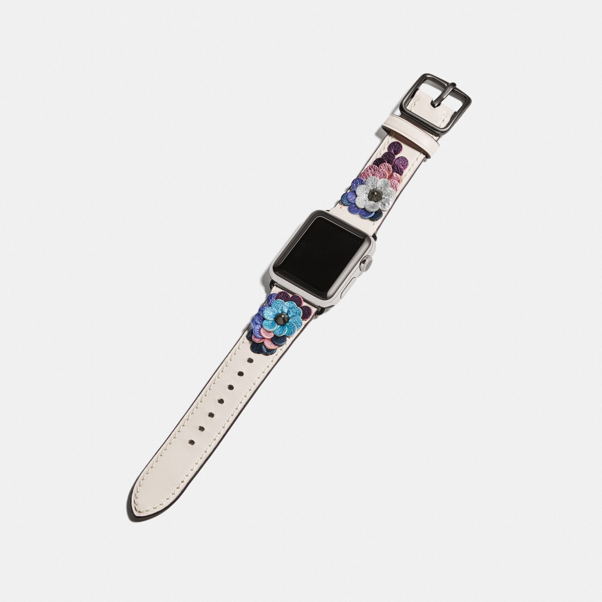 Coach Apple Watch® Strap With Leather Sequins